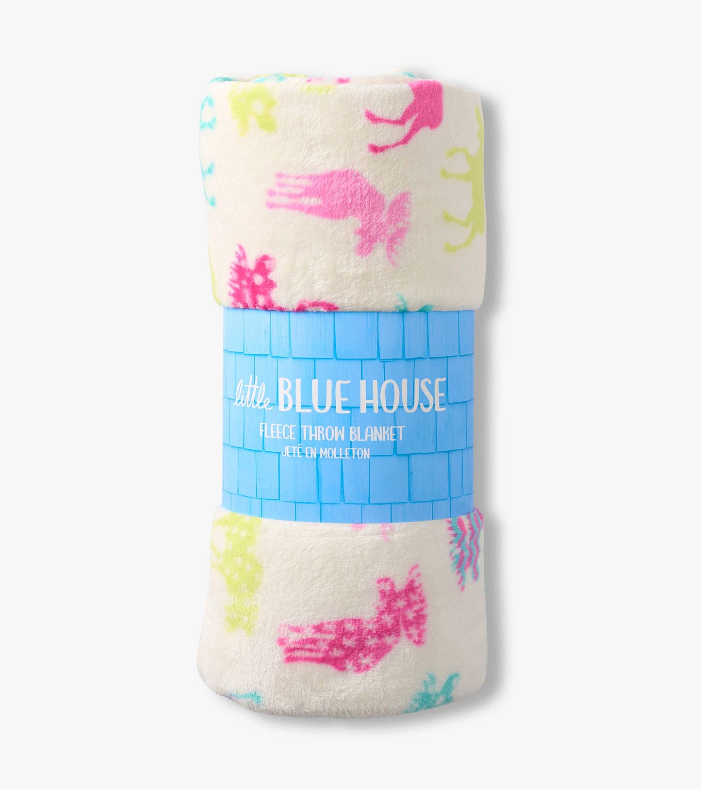 Jeté en molleton – Orignaux à motifs