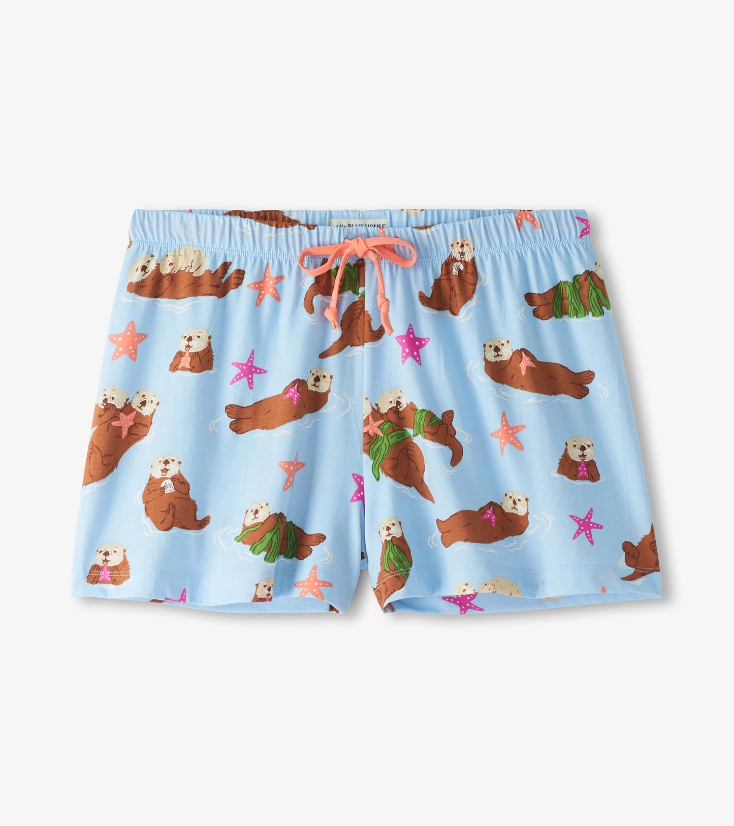 Women's Happy Otters Pajama Shorts