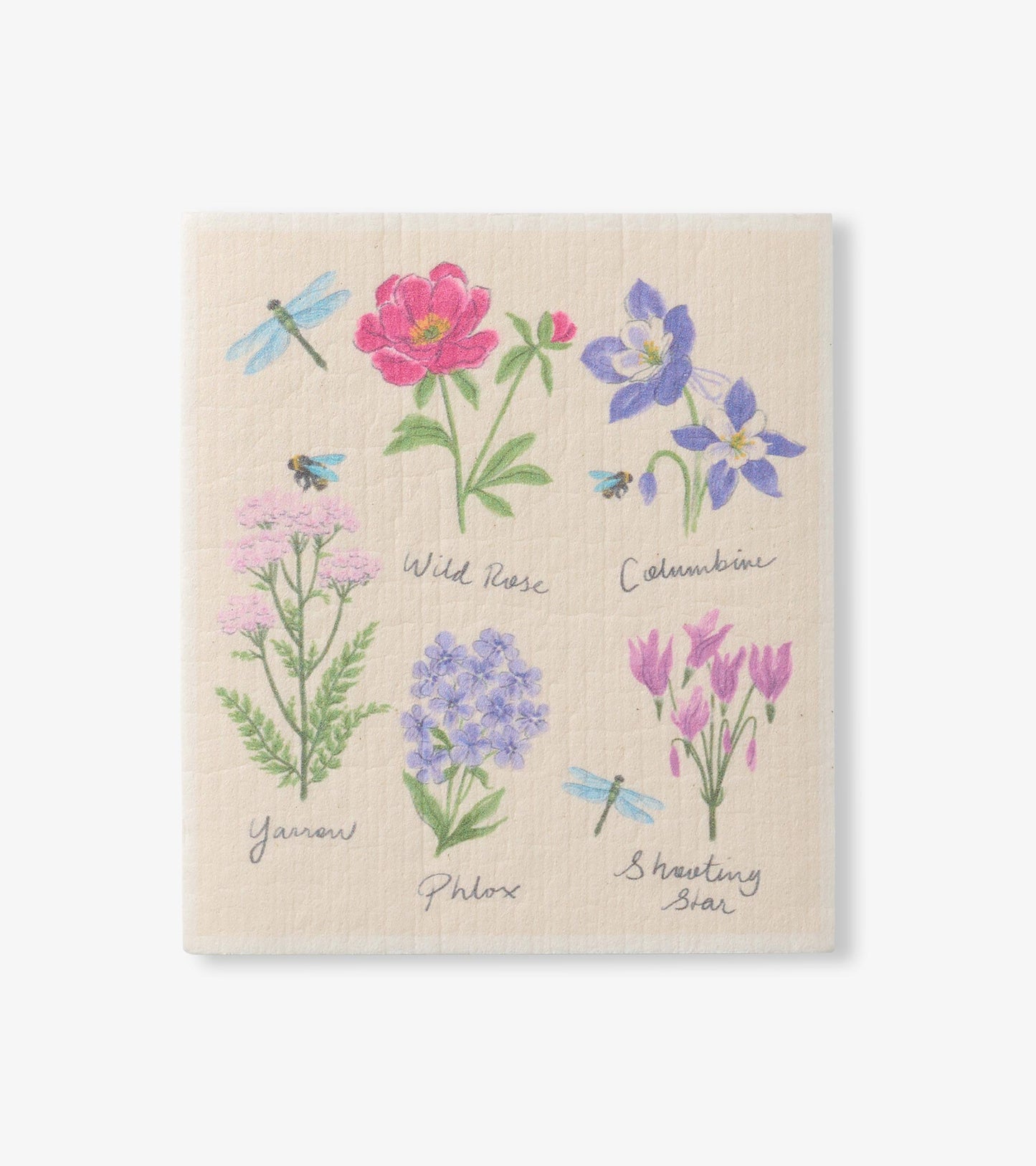 Wildflowers Reusable Swedish Dish Cloth