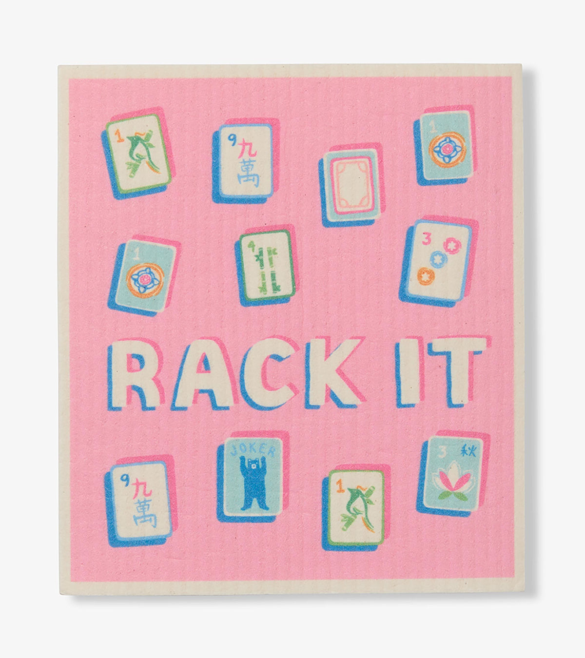 Essuie-tout réutilisable – Mahjong « Rack It »
