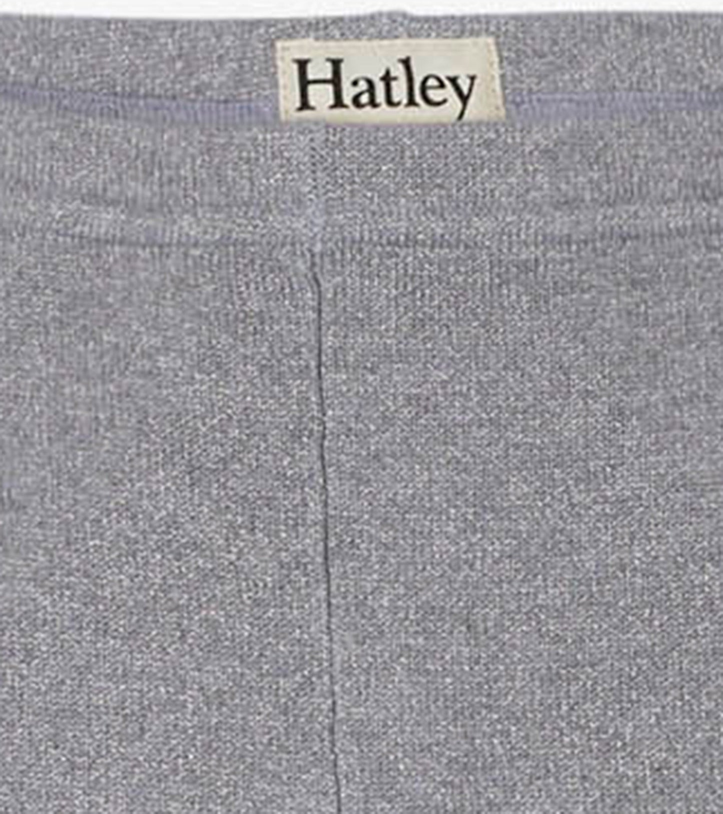 Legging en tricot torsadé – Éclat argenté