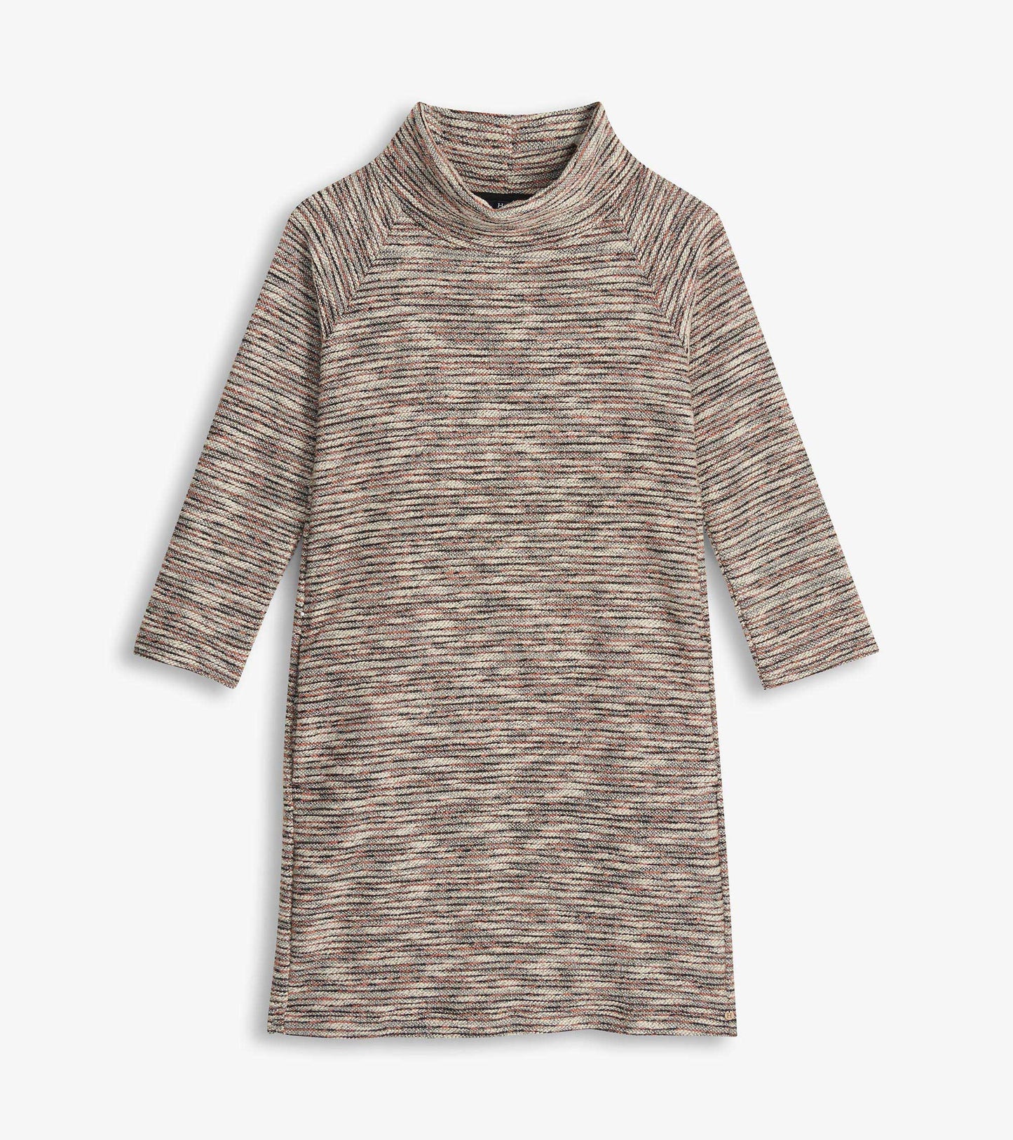 Robe à col drapé - Boucle Stripe
