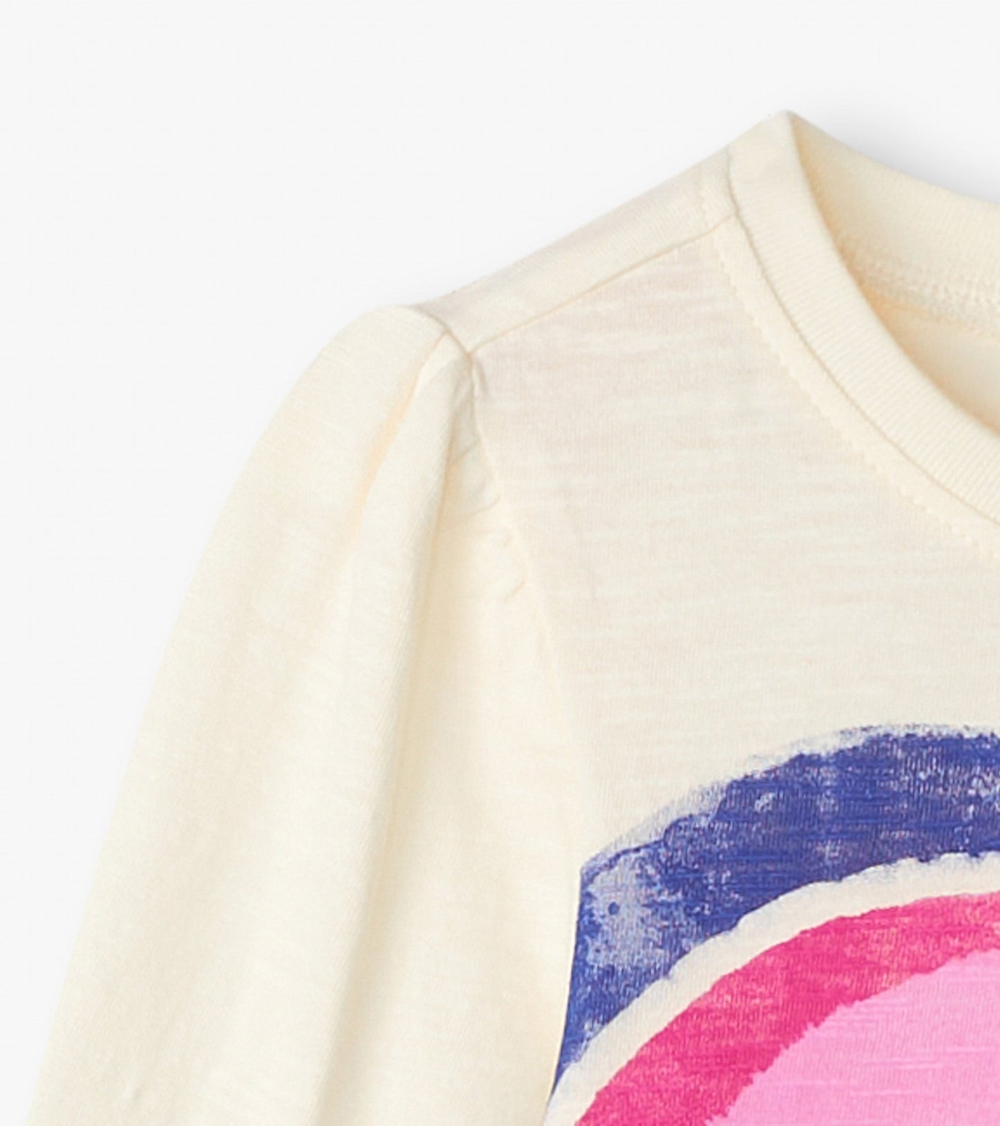 T-shirt à imprimé à manches longues – Cœurs superposés