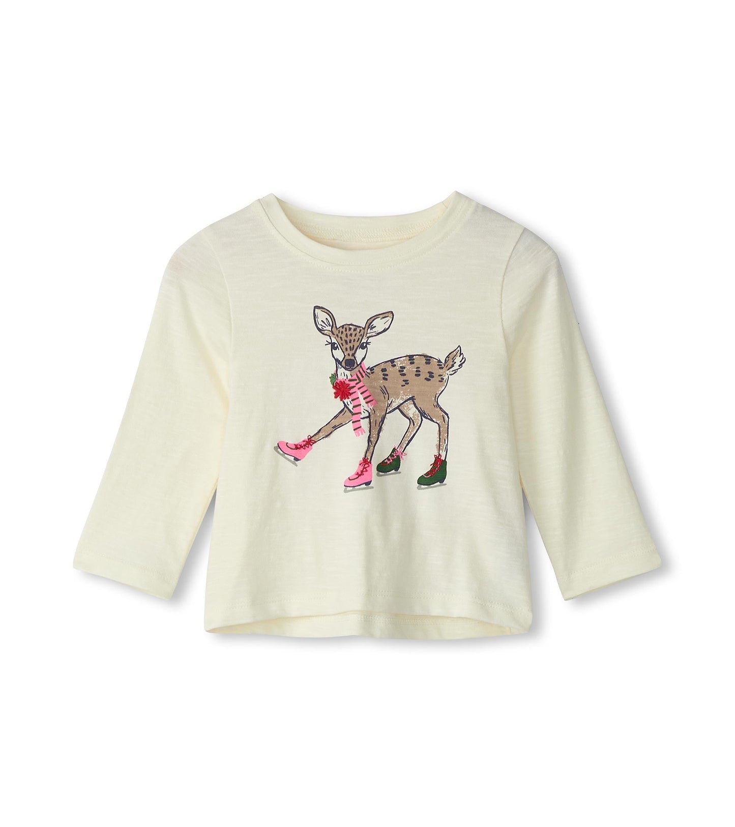T-shirt à manches longues – Faon en patin