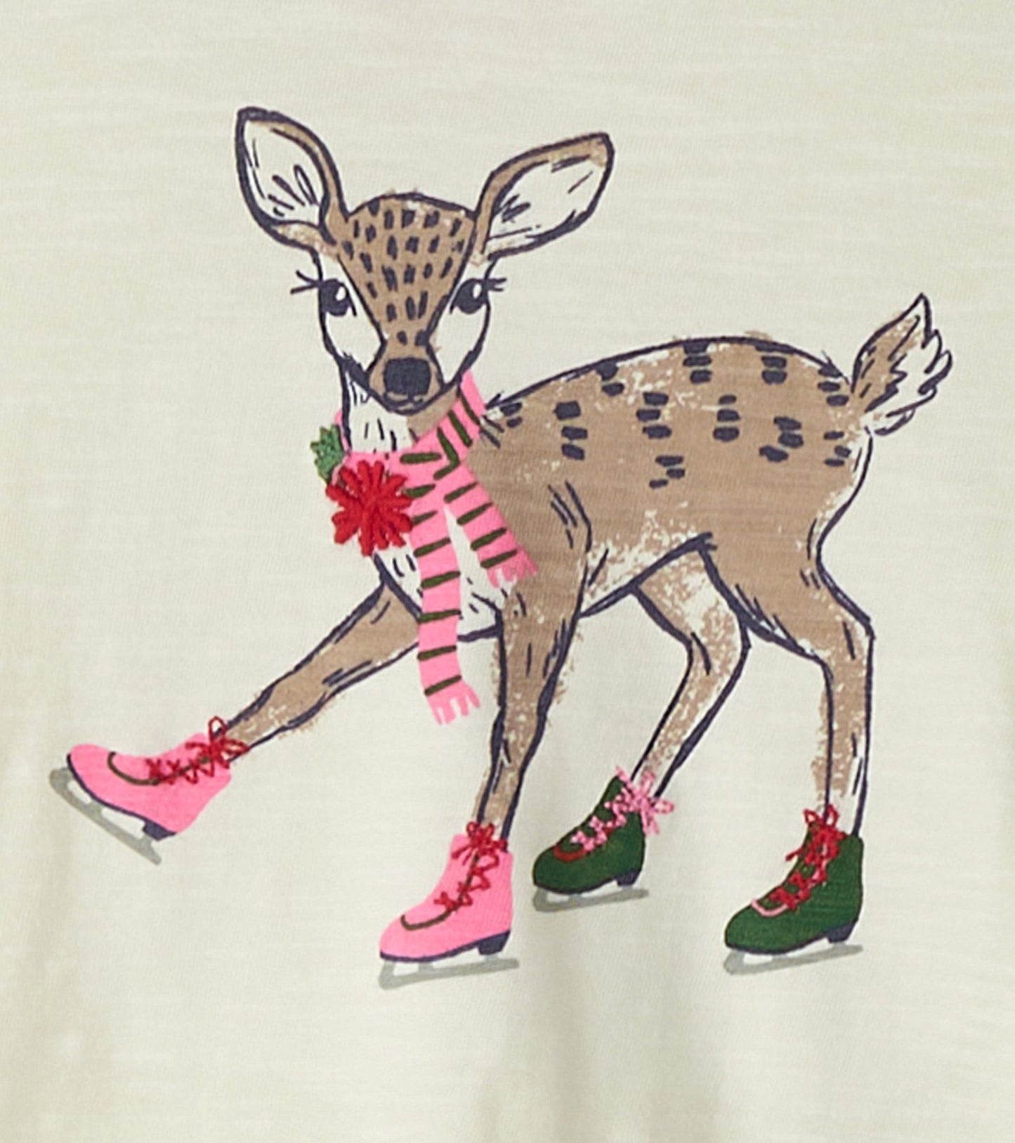 T-shirt à manches longues – Faon en patin