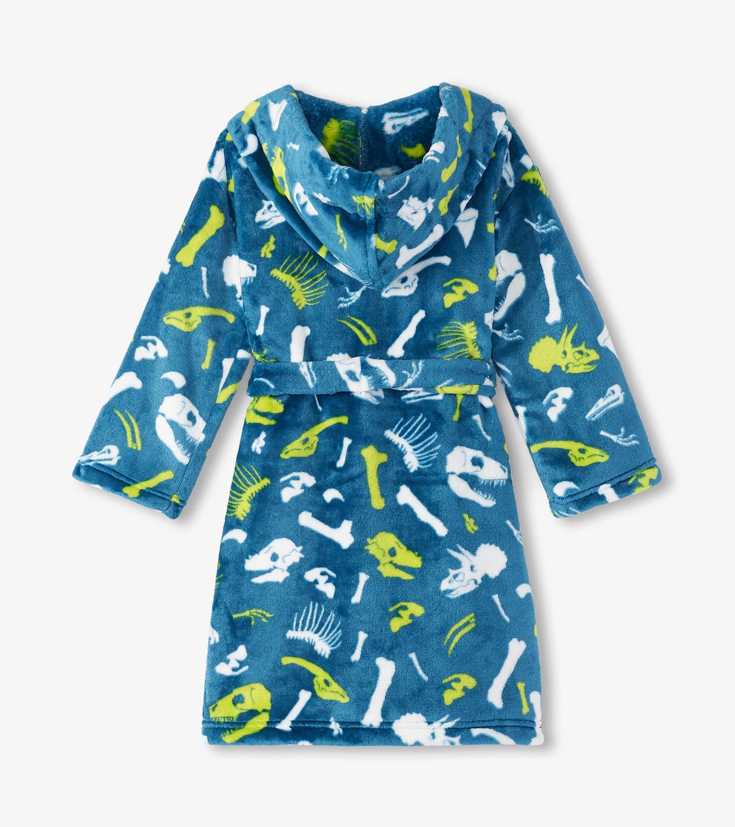 Peignoir en molleton duveteux – Fossiles de dinosaure