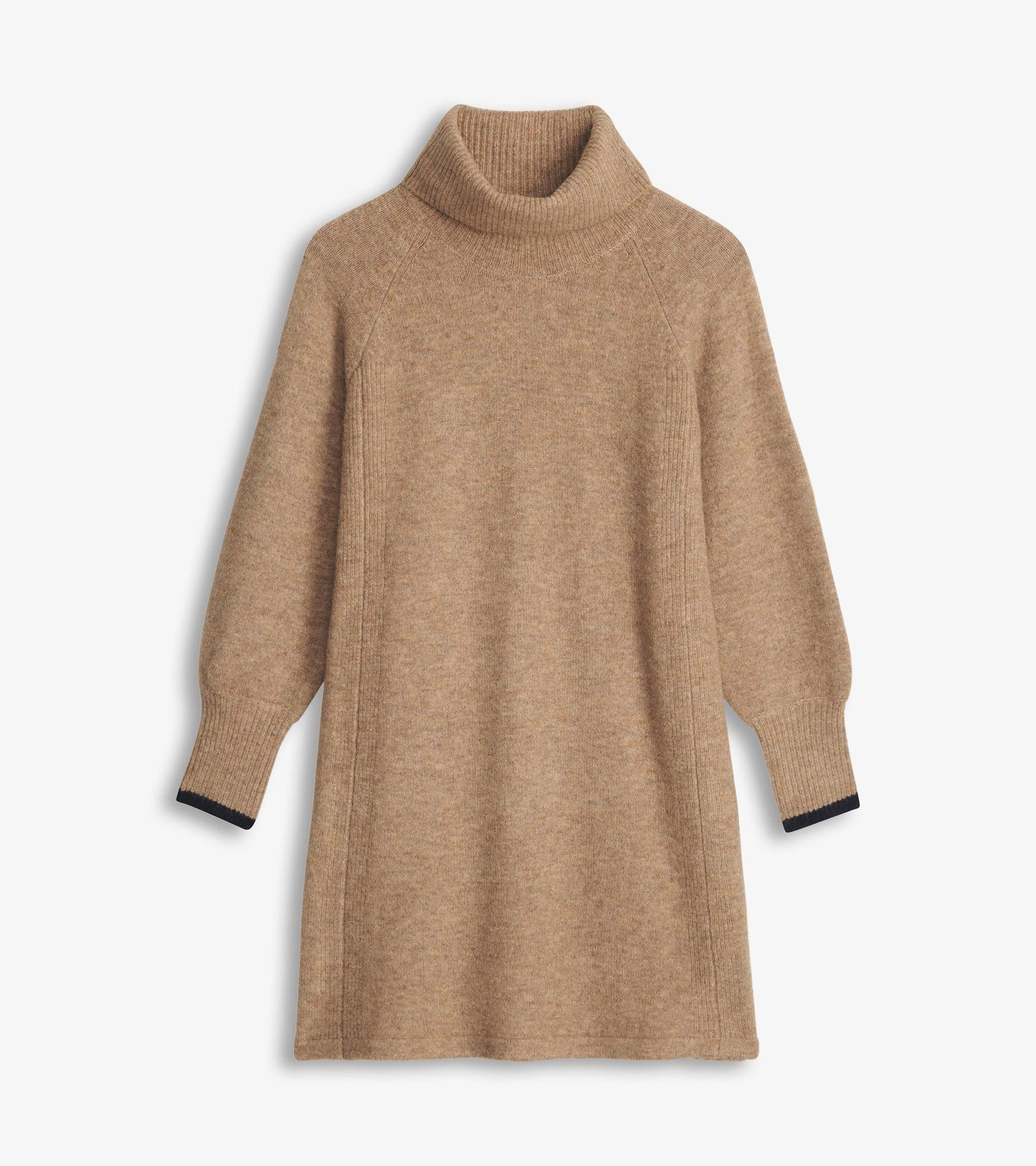 Robe pull trapèze - Mélange avoine