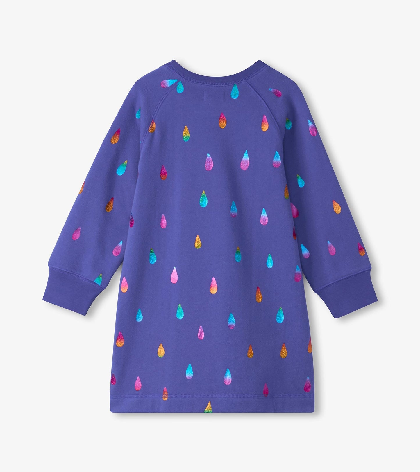 Robe molletonnée – Gouttes de pluie arc-en-ciel