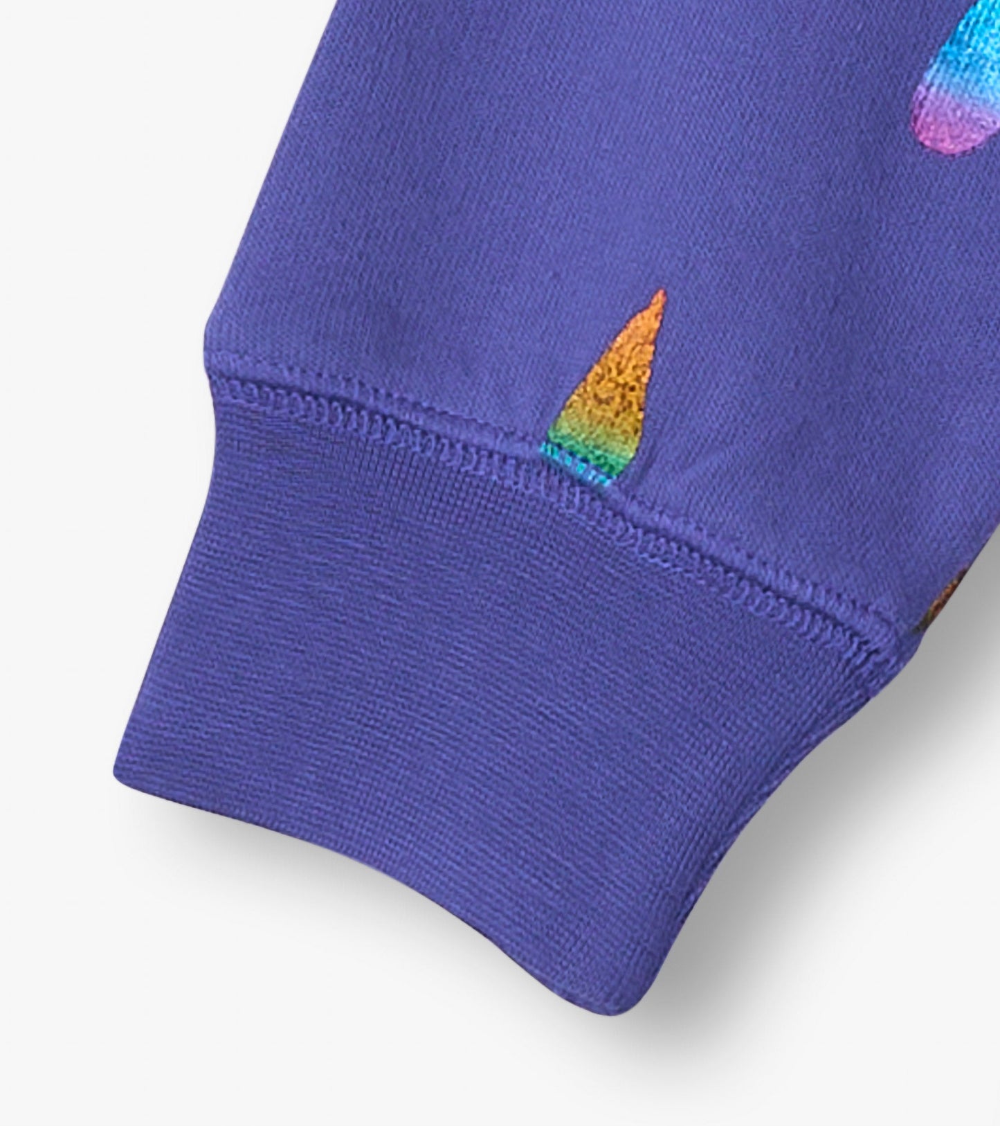 Robe molletonnée – Gouttes de pluie arc-en-ciel