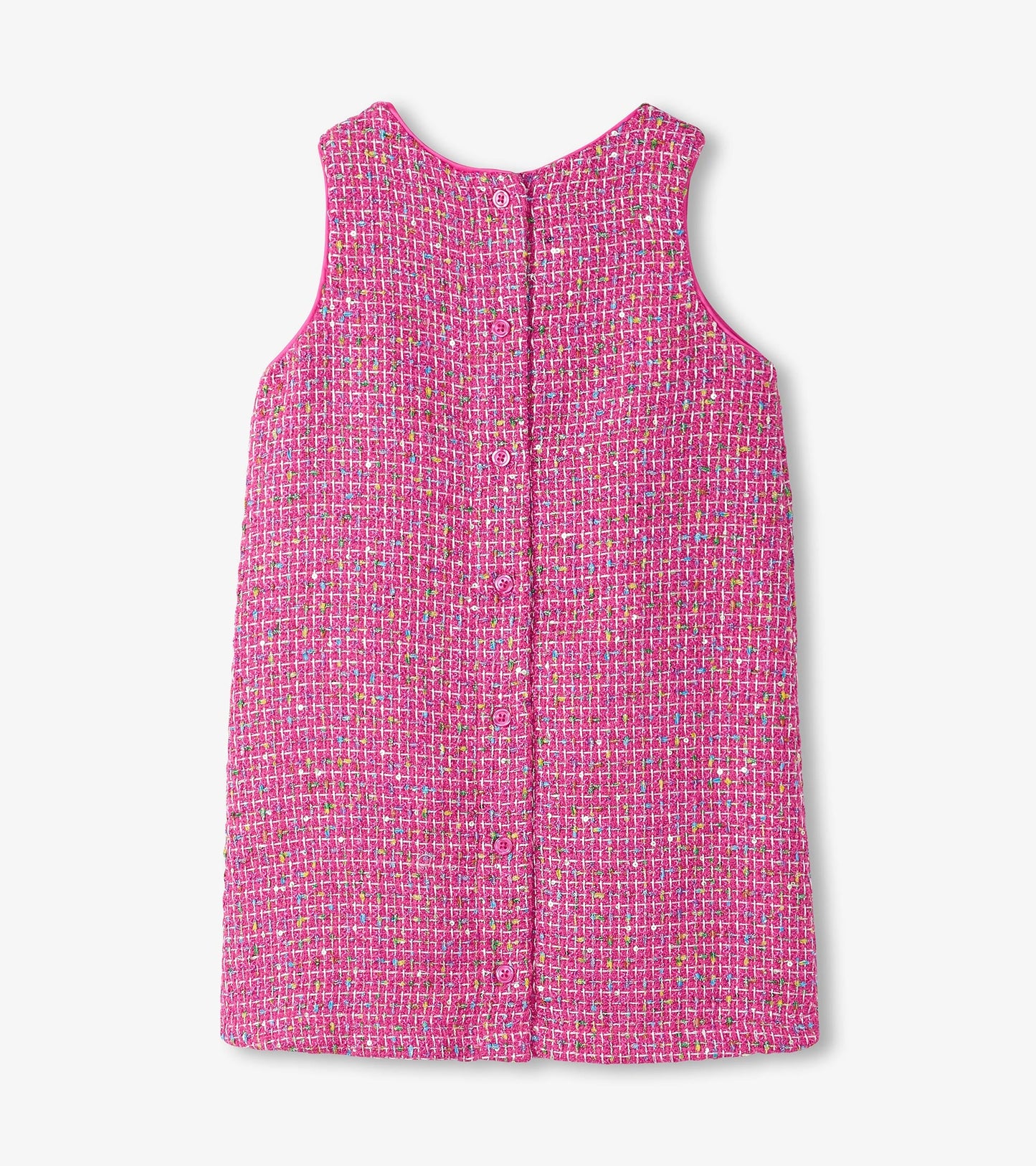Robe en tweed – Rose violacé