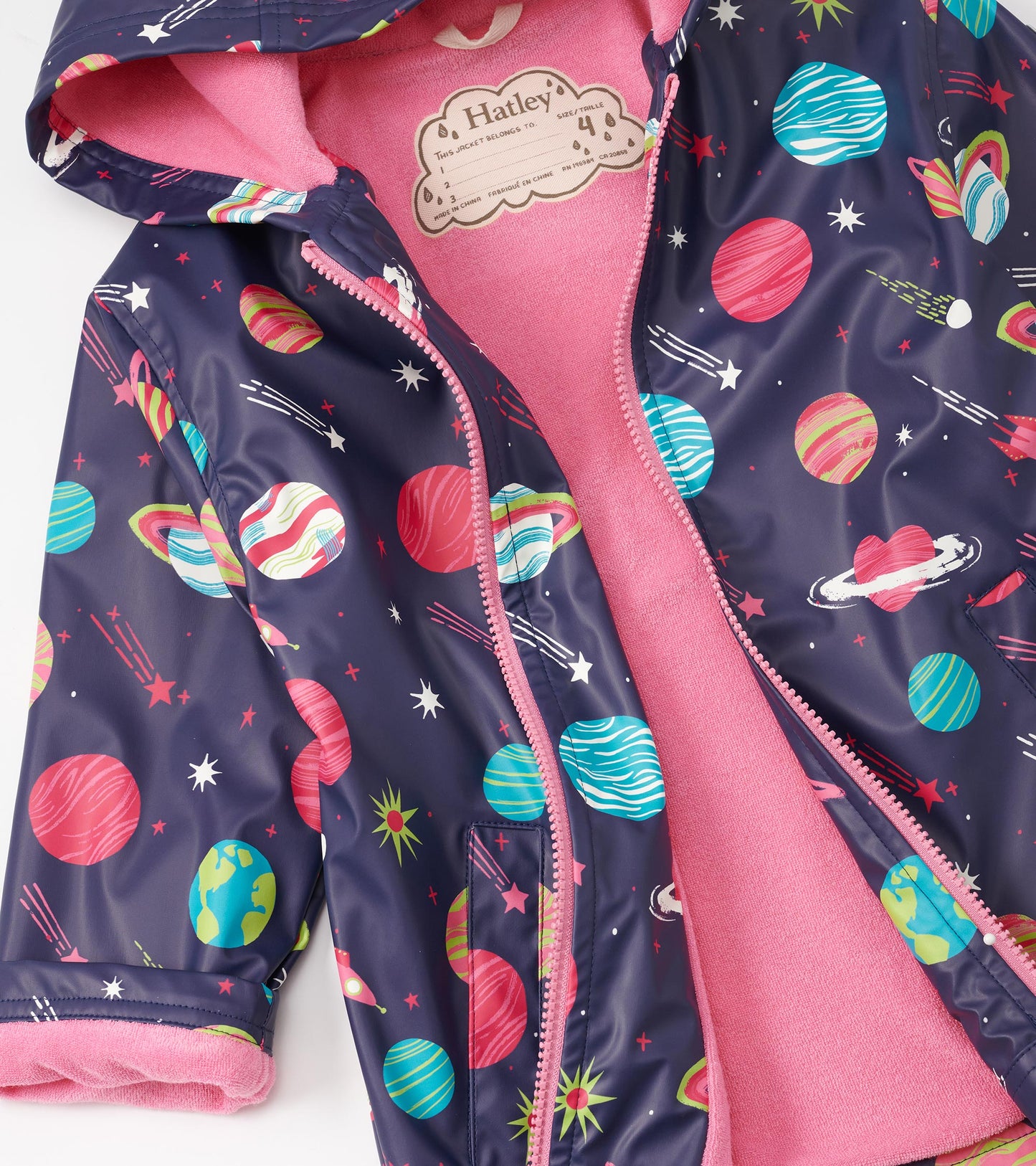 Veste de pluie à fermeture à glissière – Espace interstellaire