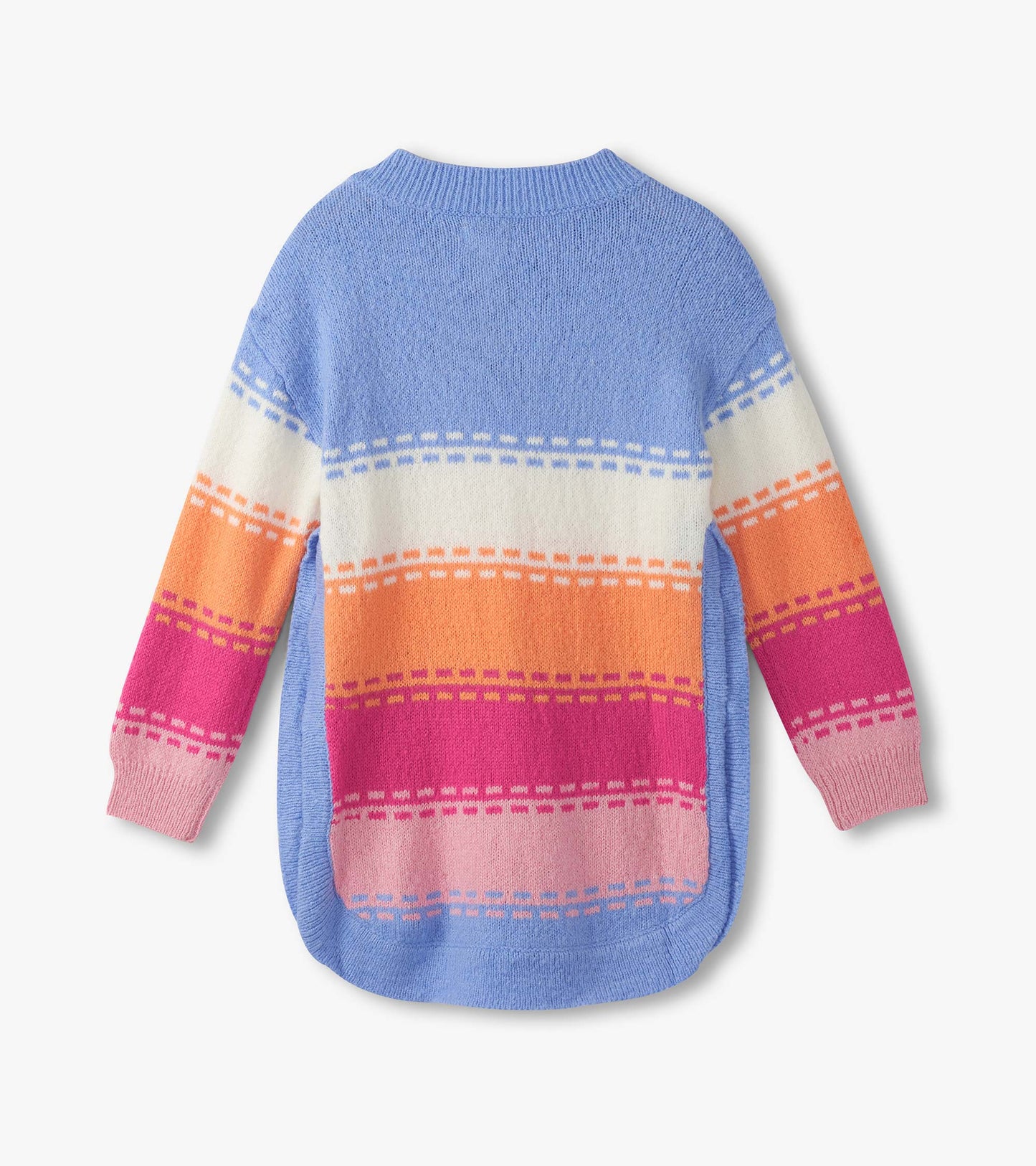 Girls Bold Stitch Chunky Sweater Tunic