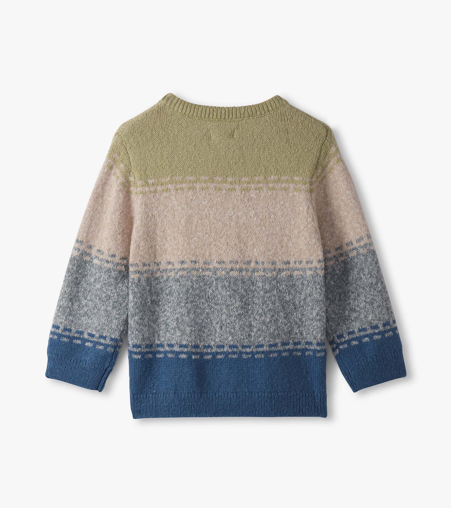 Pull à encolure ronde – Combo bleu