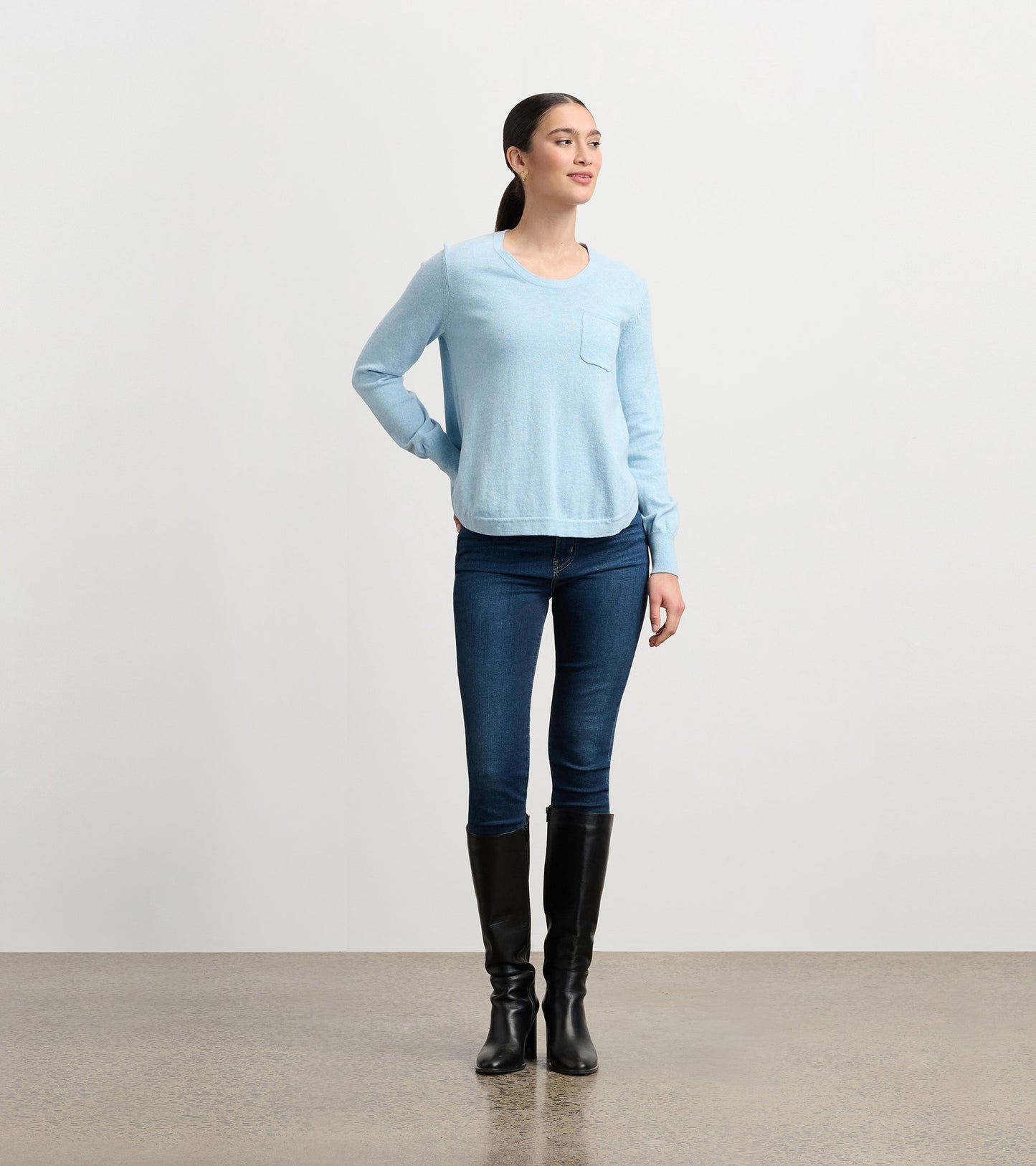 Jessie Sweater - Denim Melange