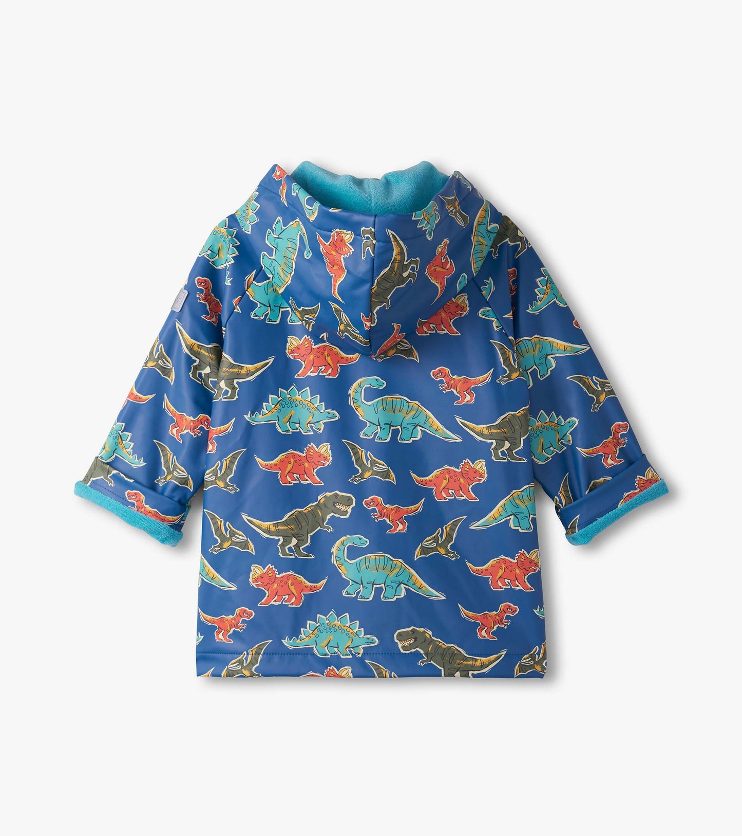 Imperméable orné de boutons pression – Dinosaures rugissants