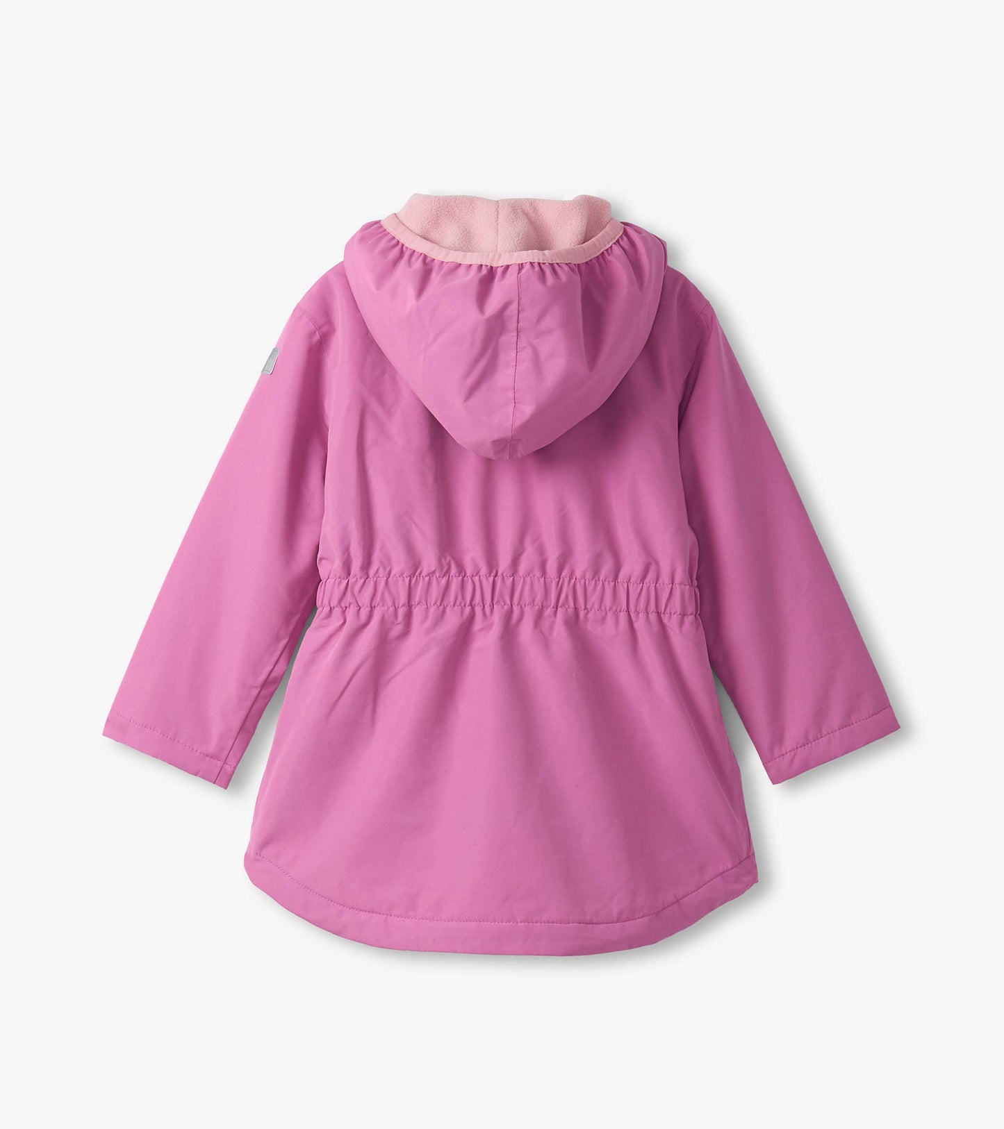 Girls Heart Swans Colour Changing Zip-Up Rain Jacket