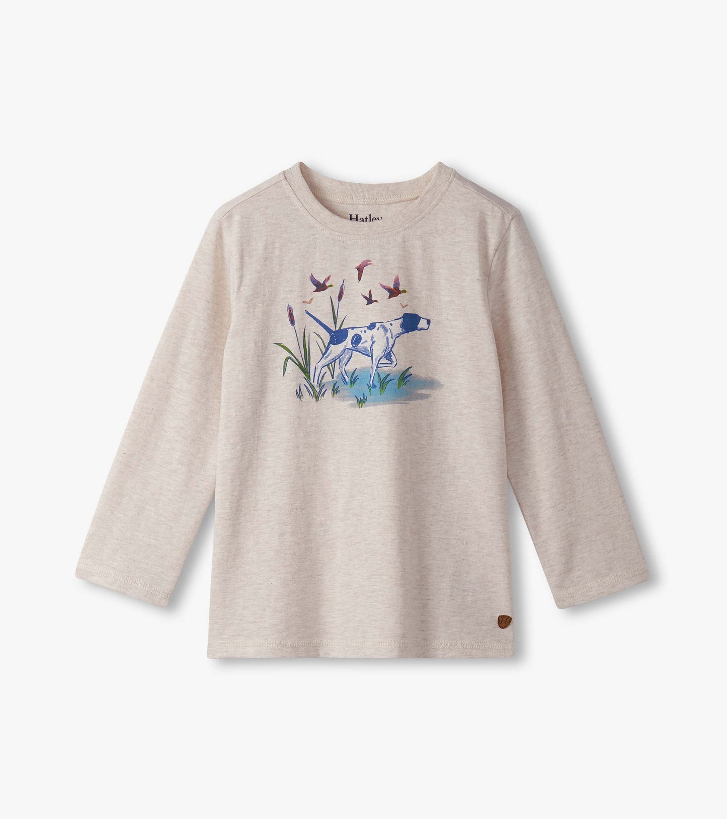 Boys Hunting Dogs Long Sleeve Graphic Tee