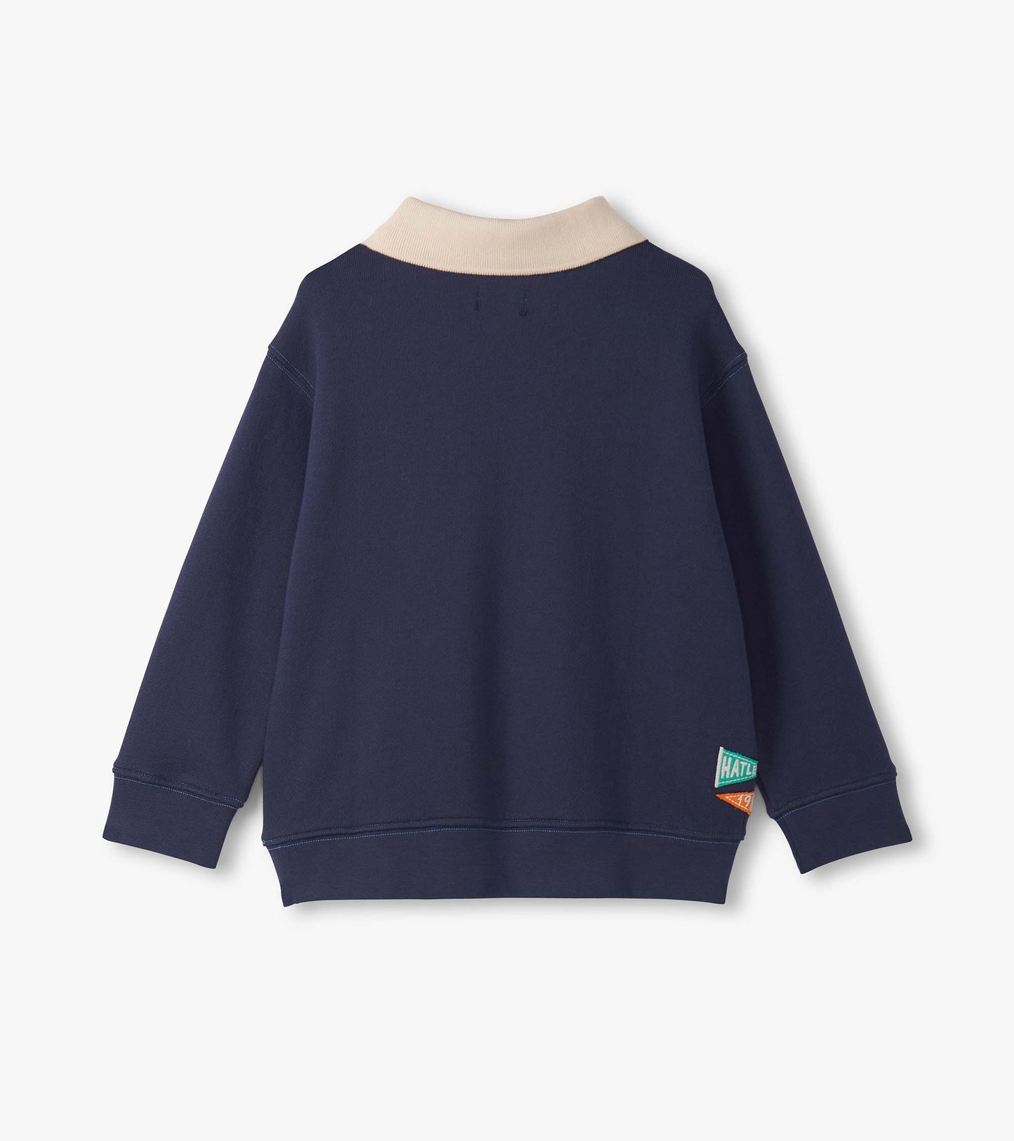 Boys Patriot Blue Fooler Polo Pullover