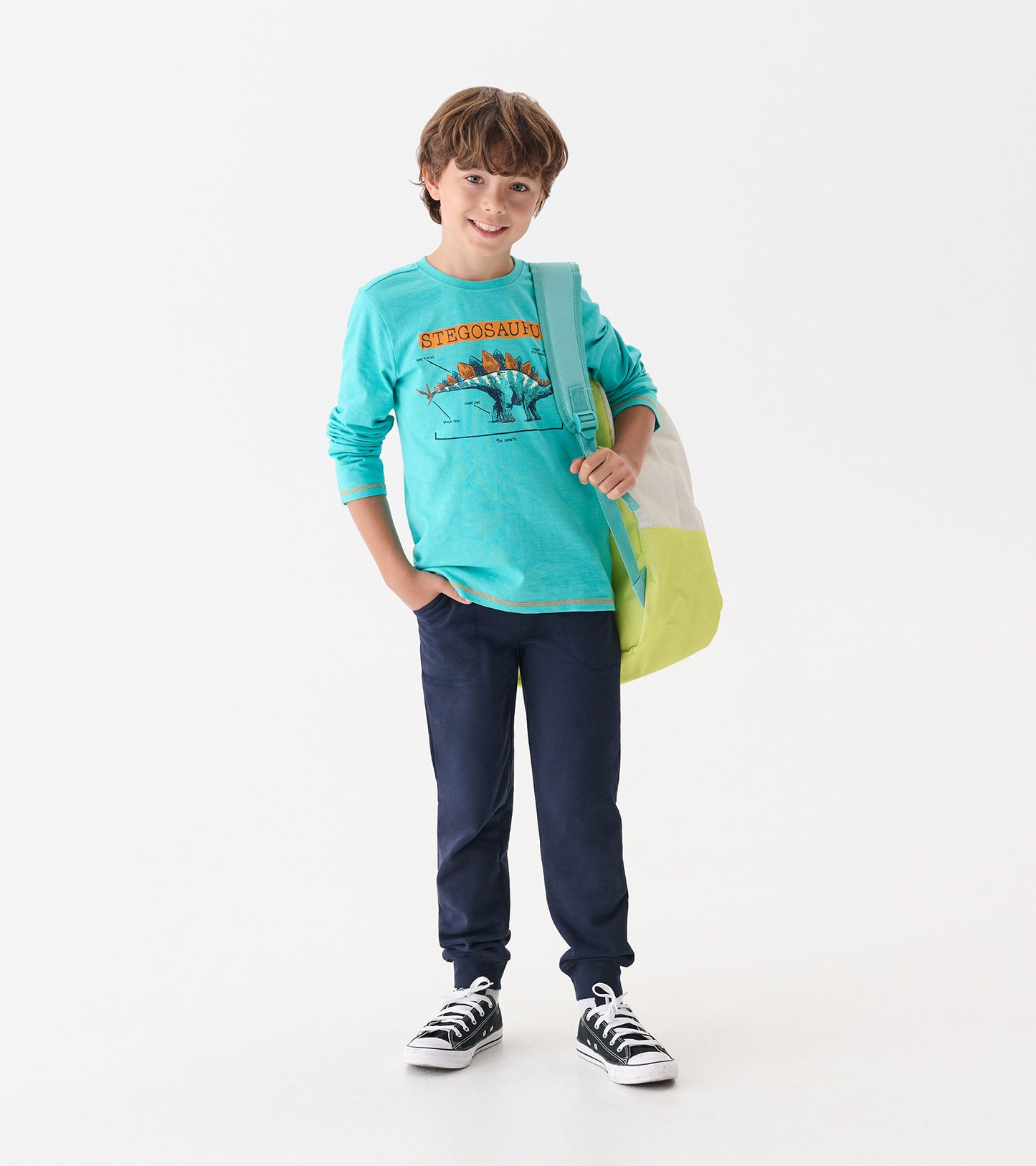 Jogging en tissu polaire pour garçon – Bleu patriote