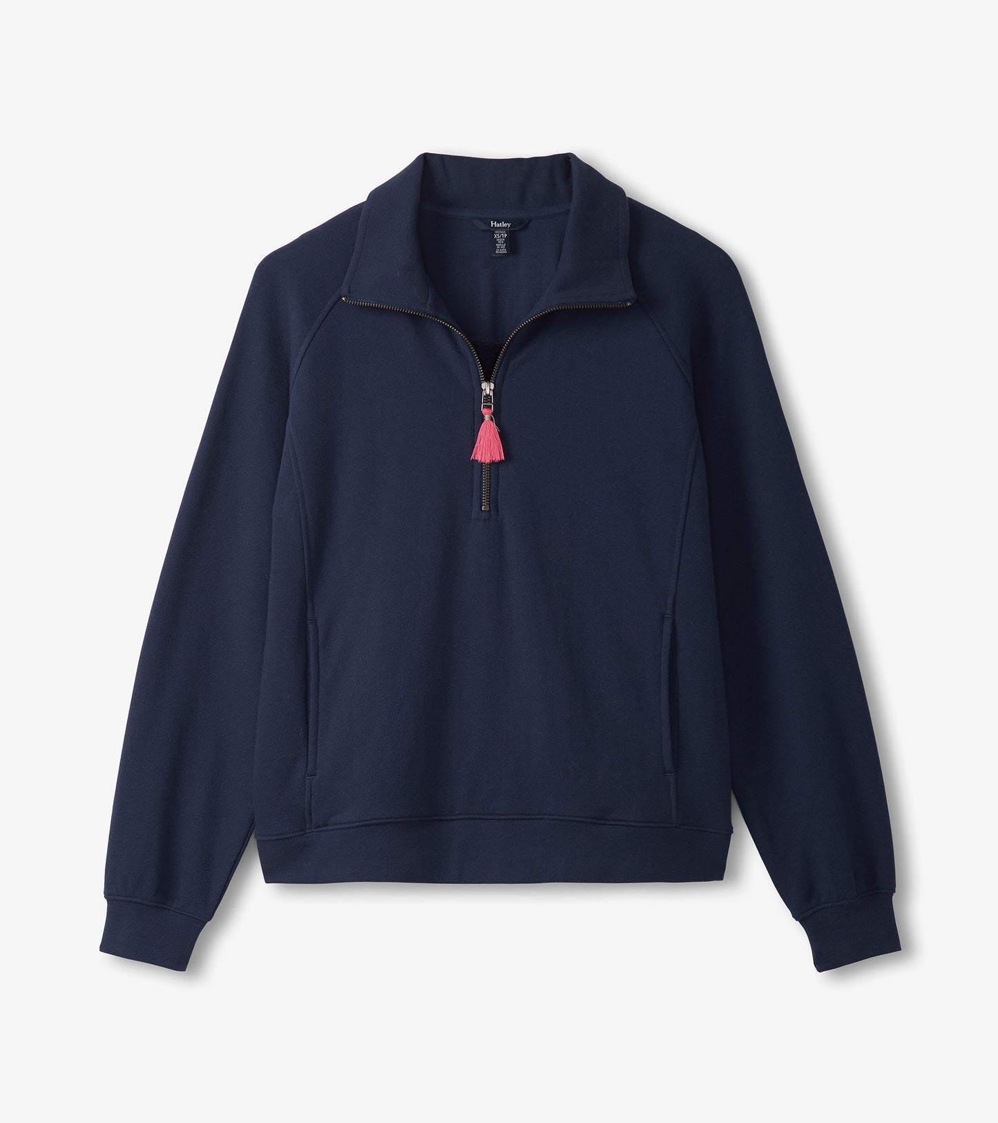 Mock Neck Pullover - Patriot Blue