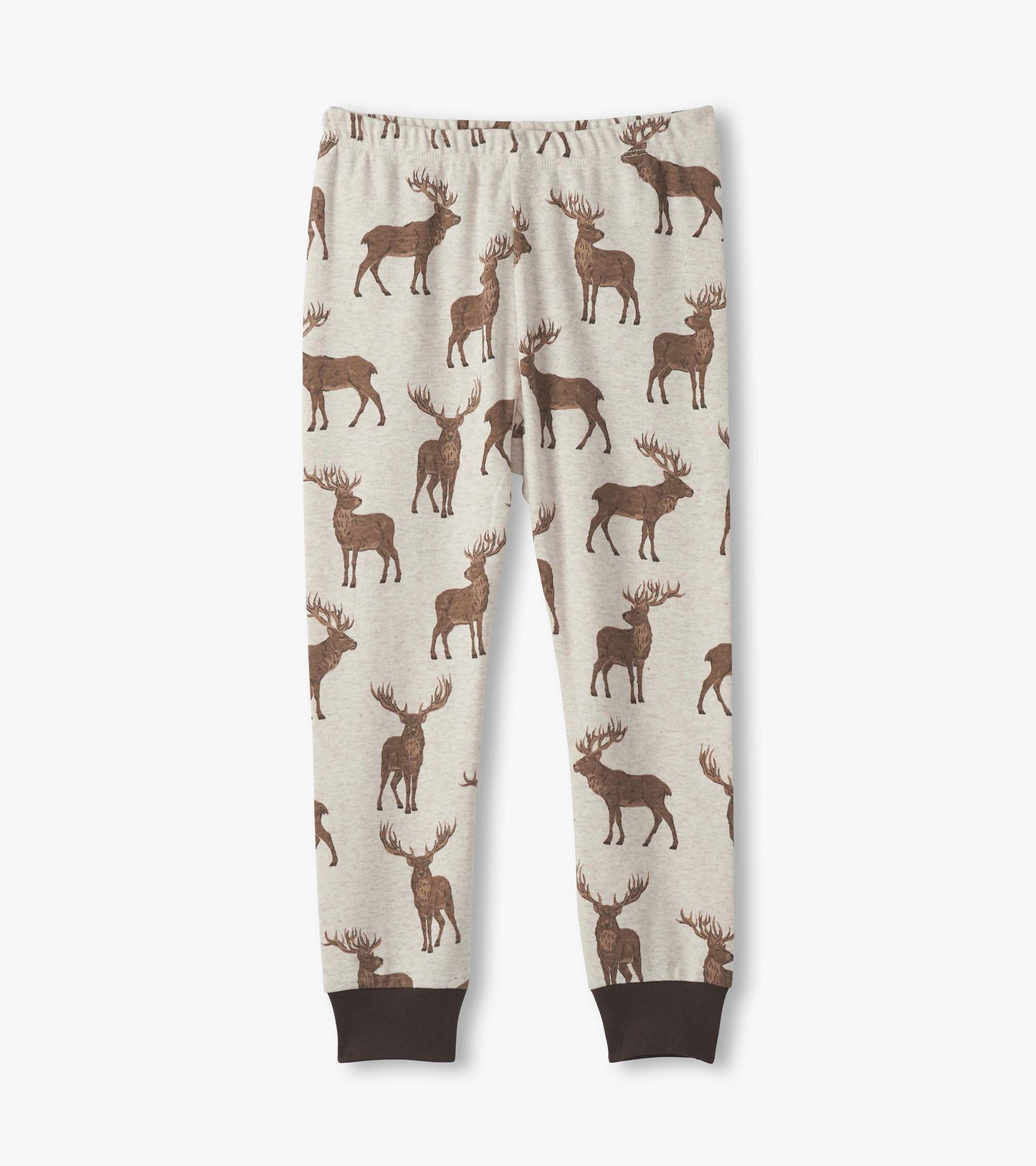 Boys Pine Brush Stags Cotton Pajama Set