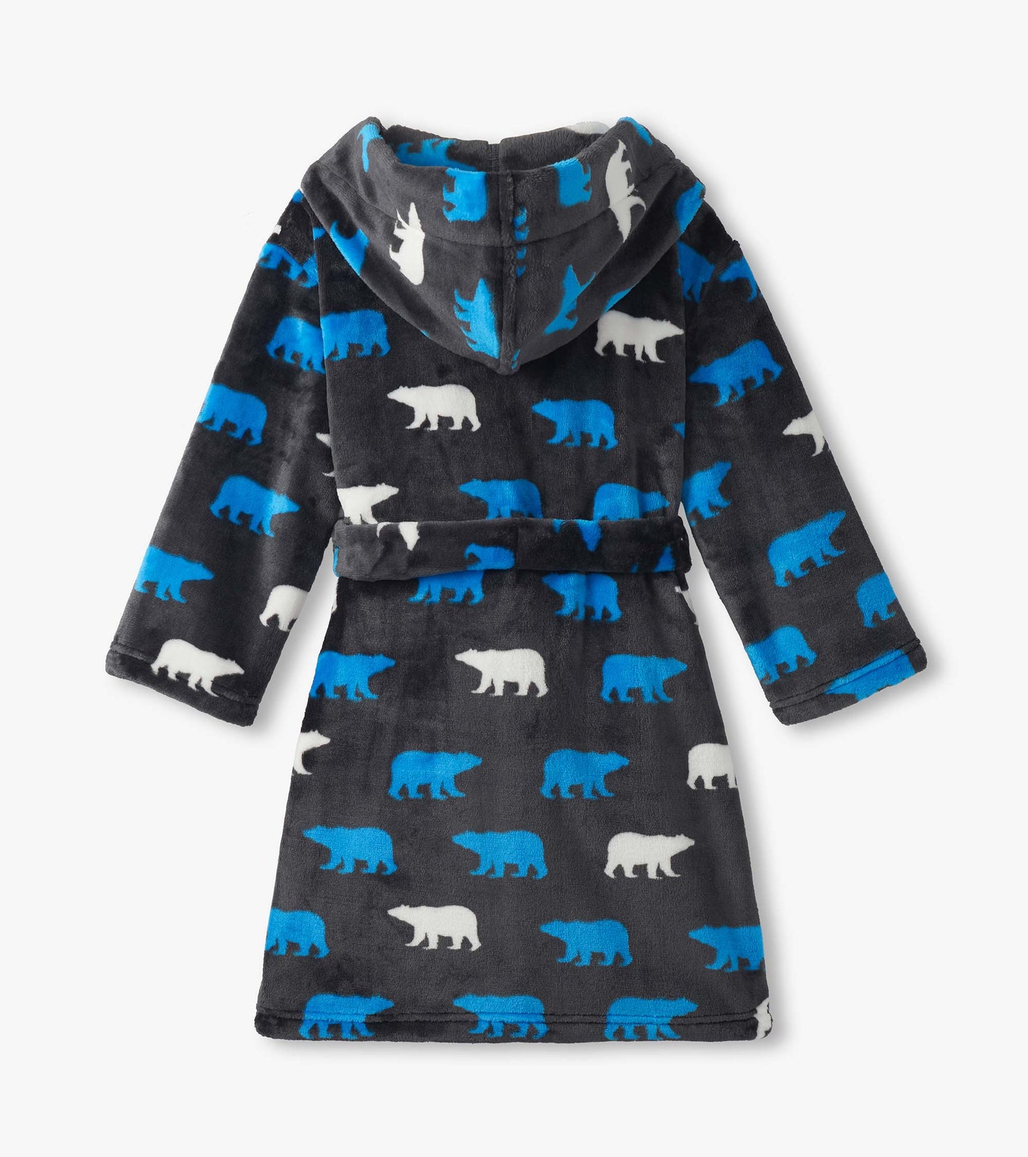 Peignoir en molleton duveteux – Silhouettes d’ours polaire
