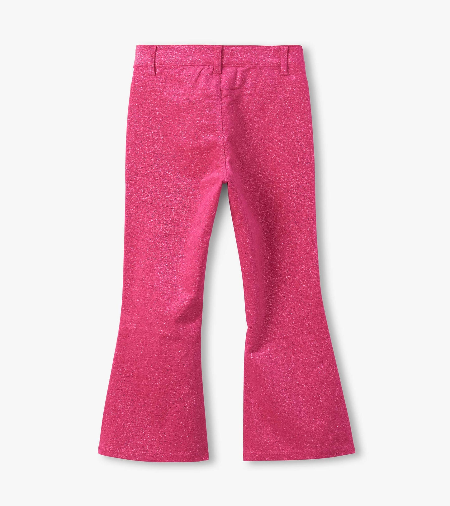 Pantalon évasé à poches plaquées pour fille – Framboise rosée