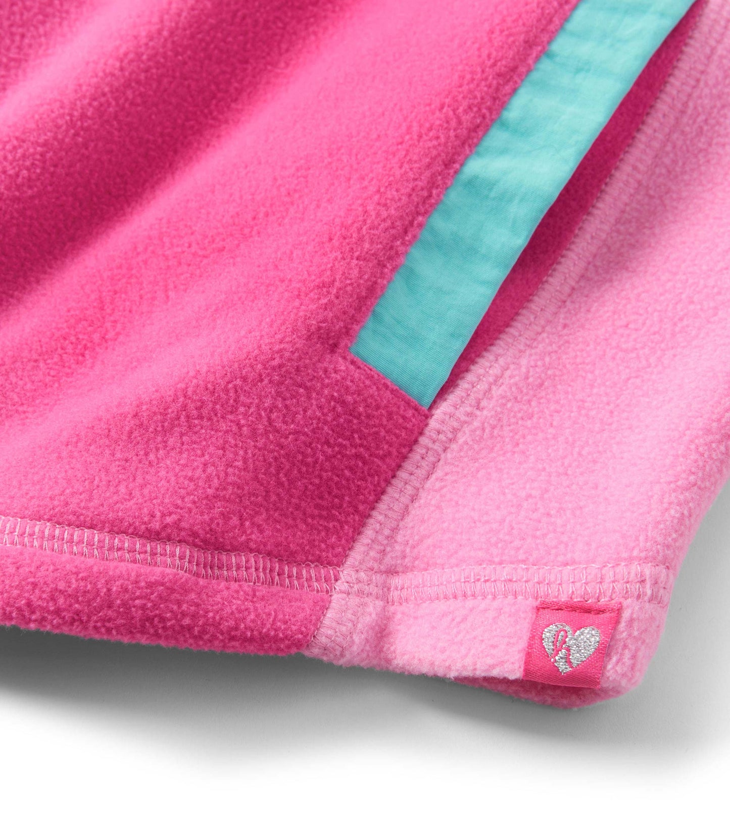 Pull à col montant et glissière au quart – Framboise rosée