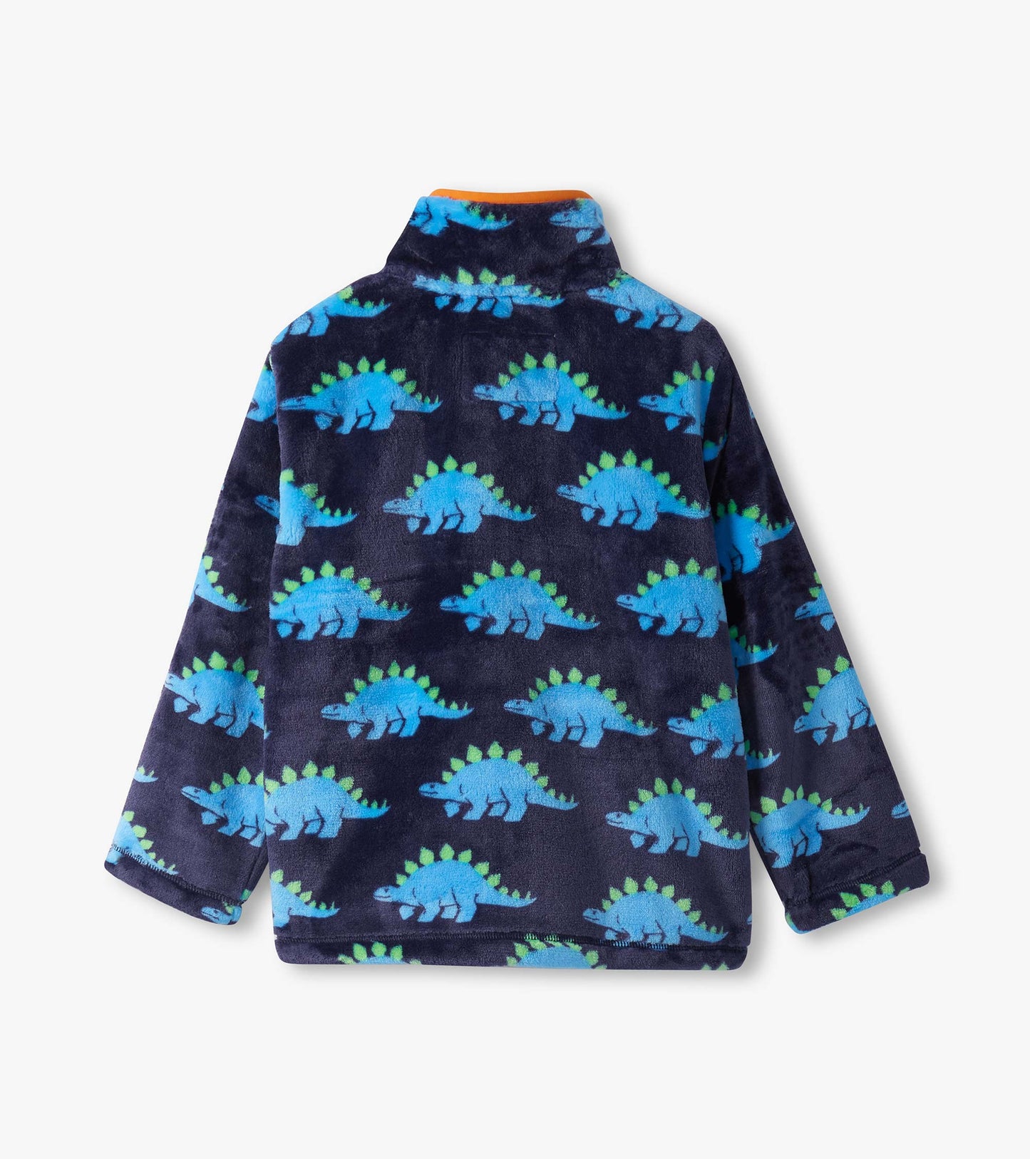 Veste à glissière en molleton duveteux – Stégosaure