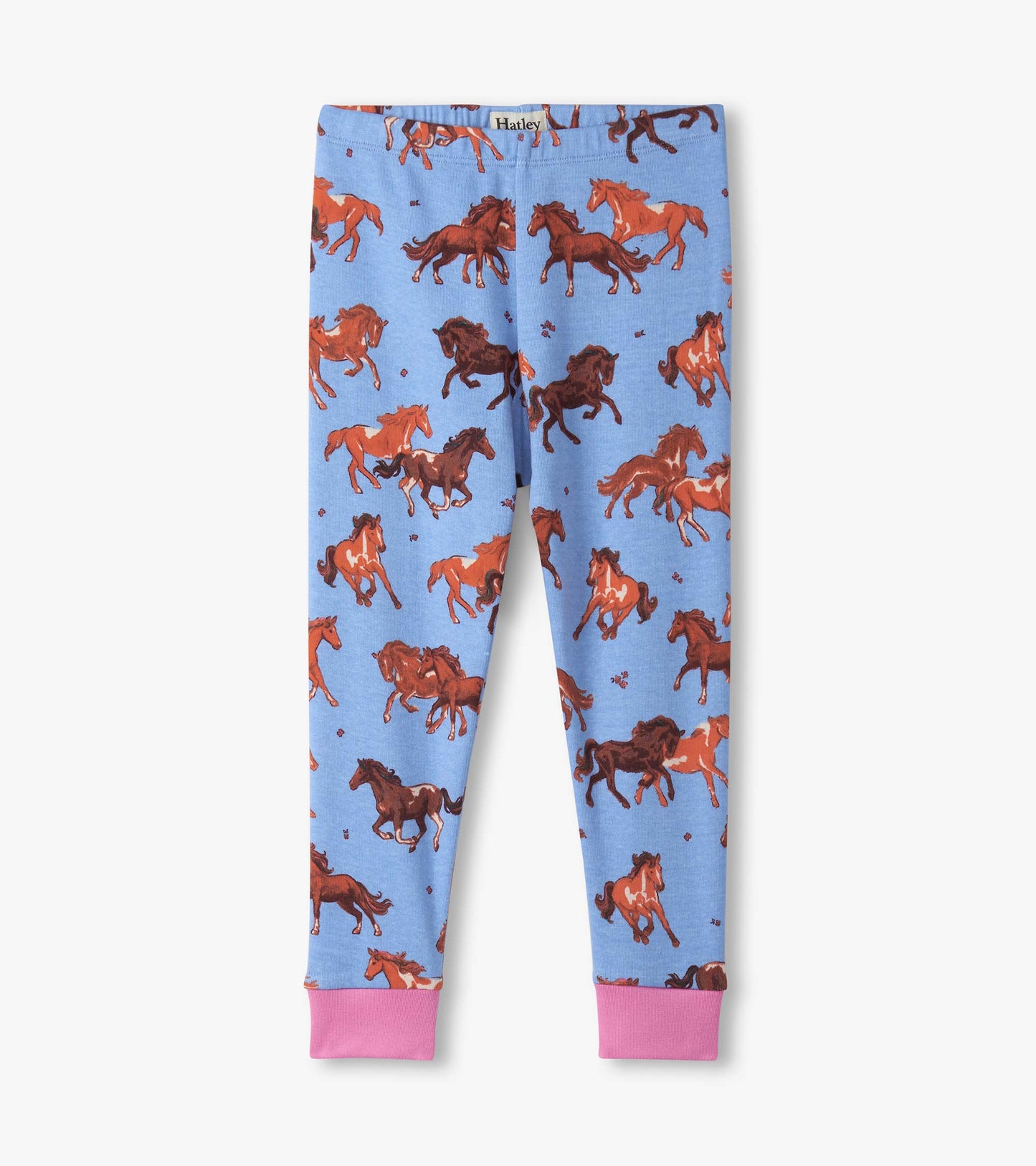 Girls Tinsel Horses Cotton Pajama Set