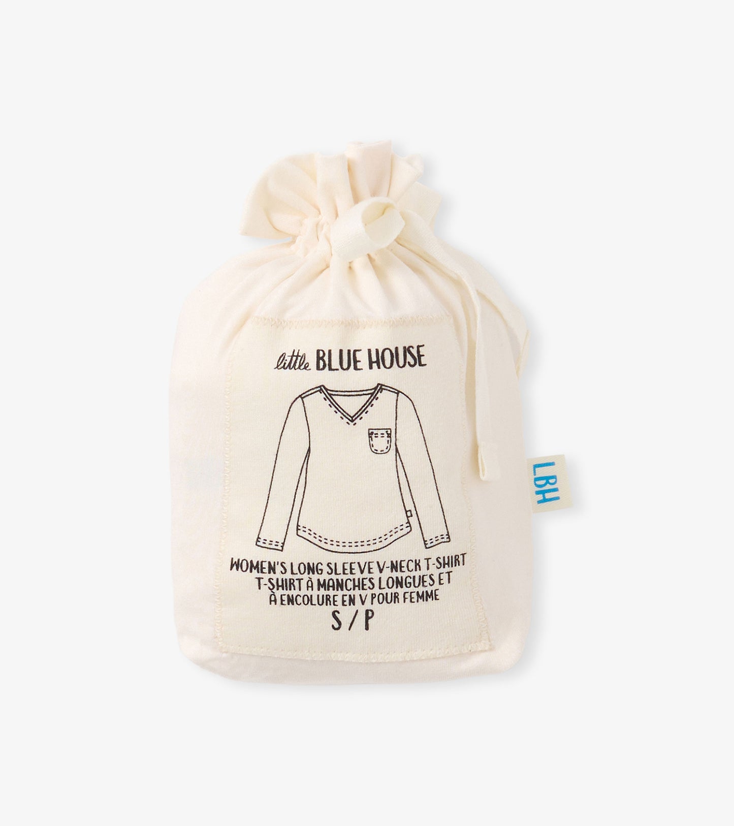 T-shirt à manches longues pour femme – Crème