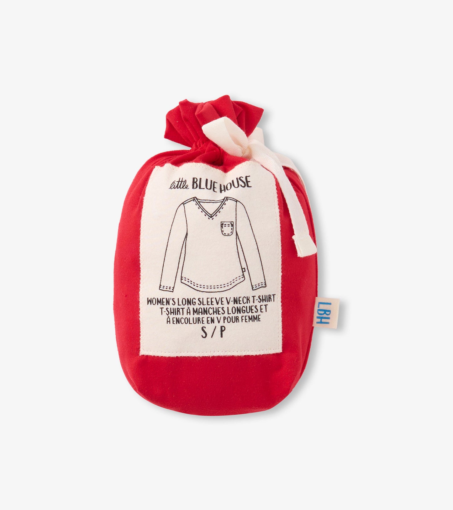T-shirt à manches longues pour femme – Rouge