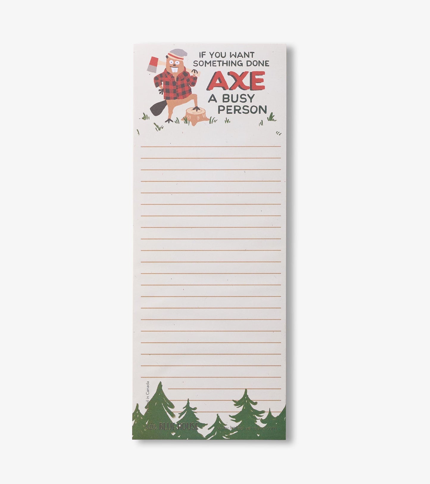 Axe A Busy Person Magnetic Notepad