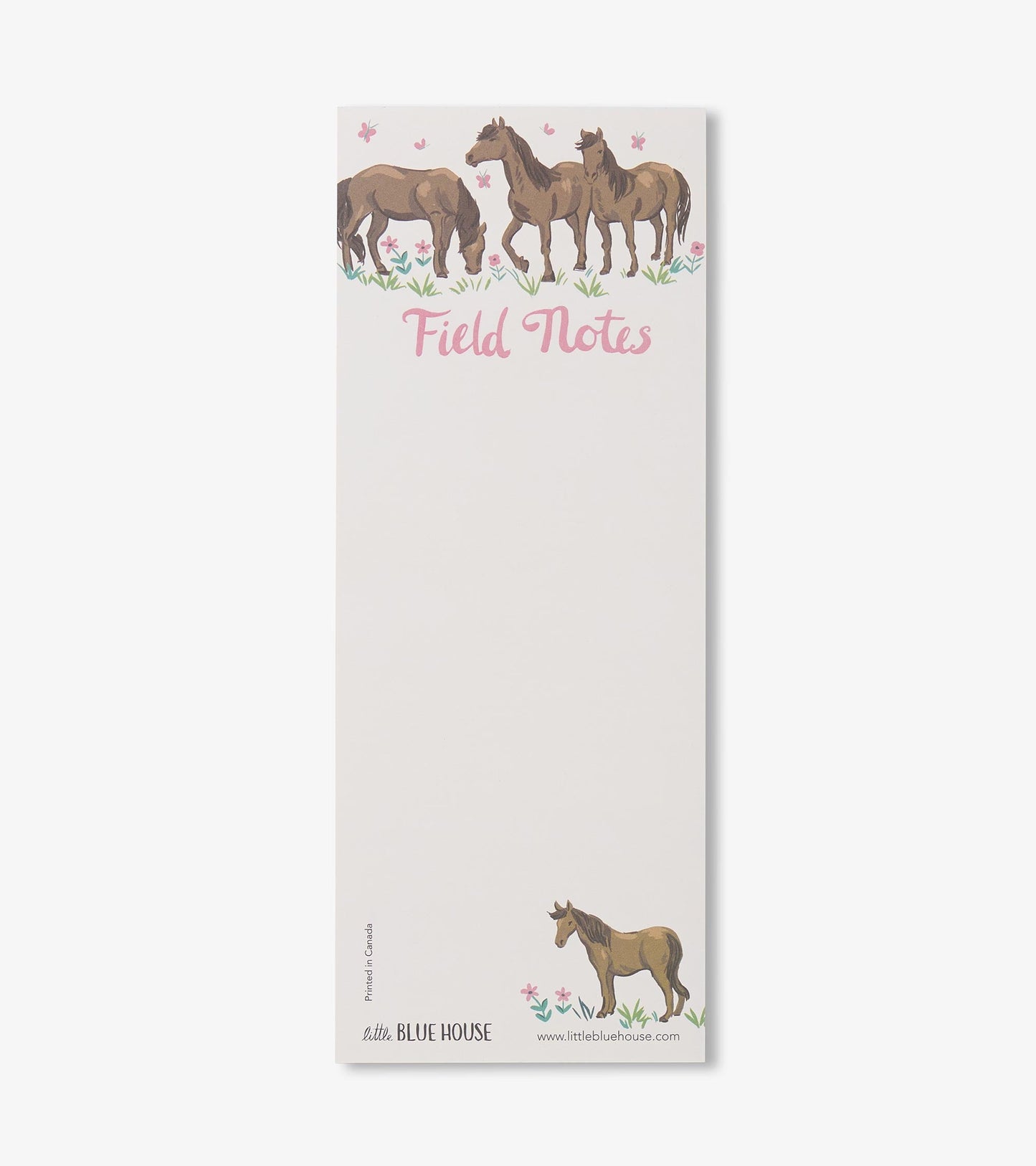 Bloc-notes aimanté – Chevaux « Field Notes »