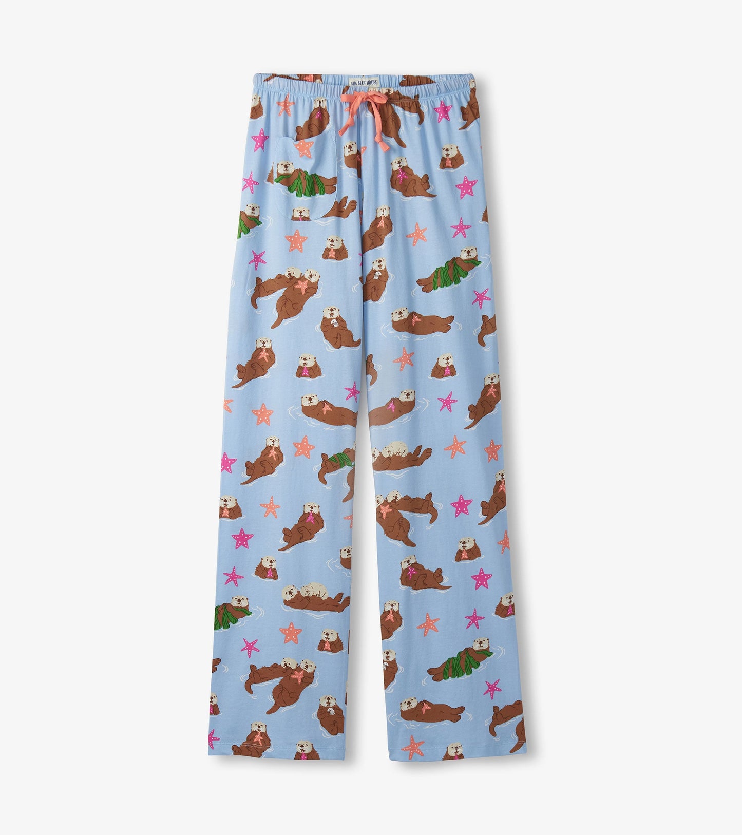 Women's Happy Otters Jersey Pajama Pants