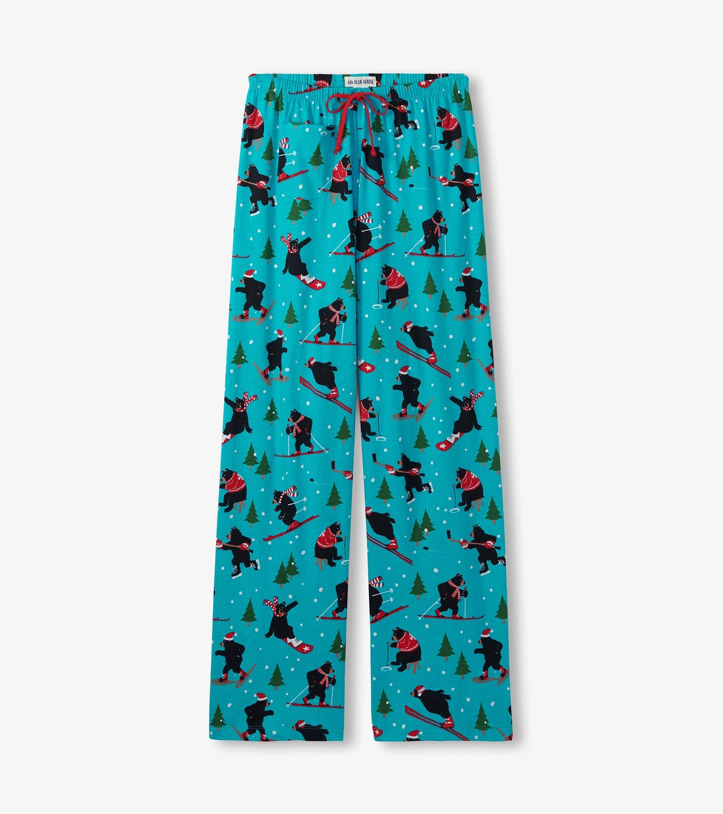 Pantalon de pyjama en jersey pour femme – Sports d’hiver dans la nature