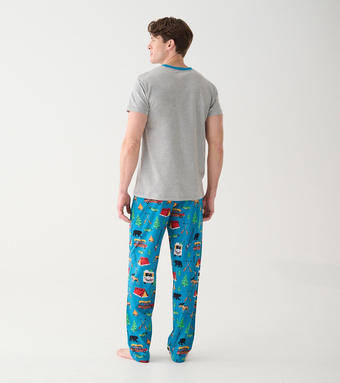 Pantalon de pyjama pour homme – Camping rétro
