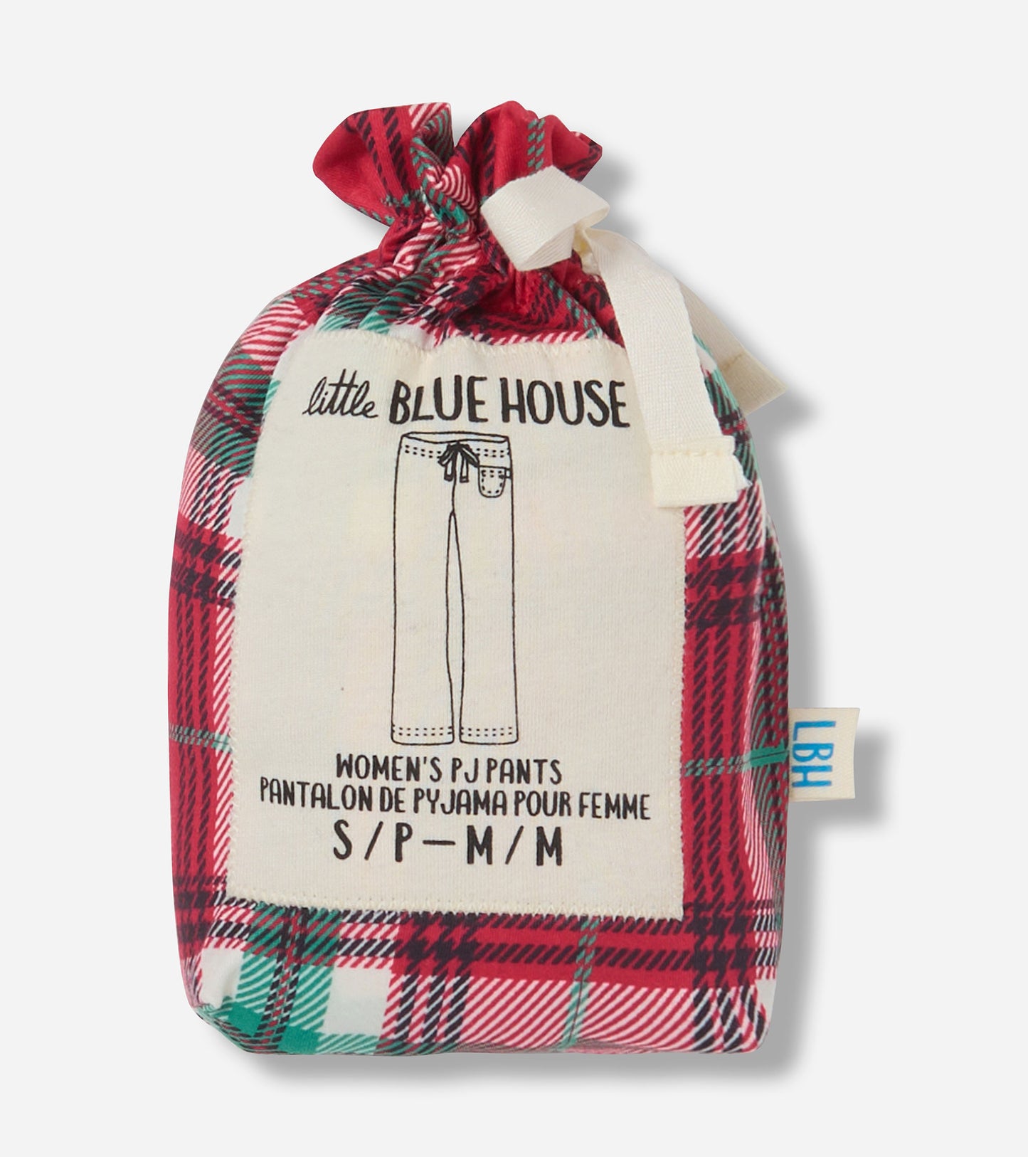 Women's Holiday Plaid Polyknit Pajama Pants