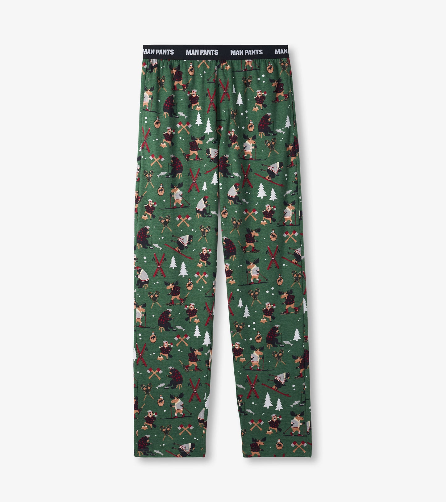 Pantalon de pyjama pour homme – Hiver en forêt