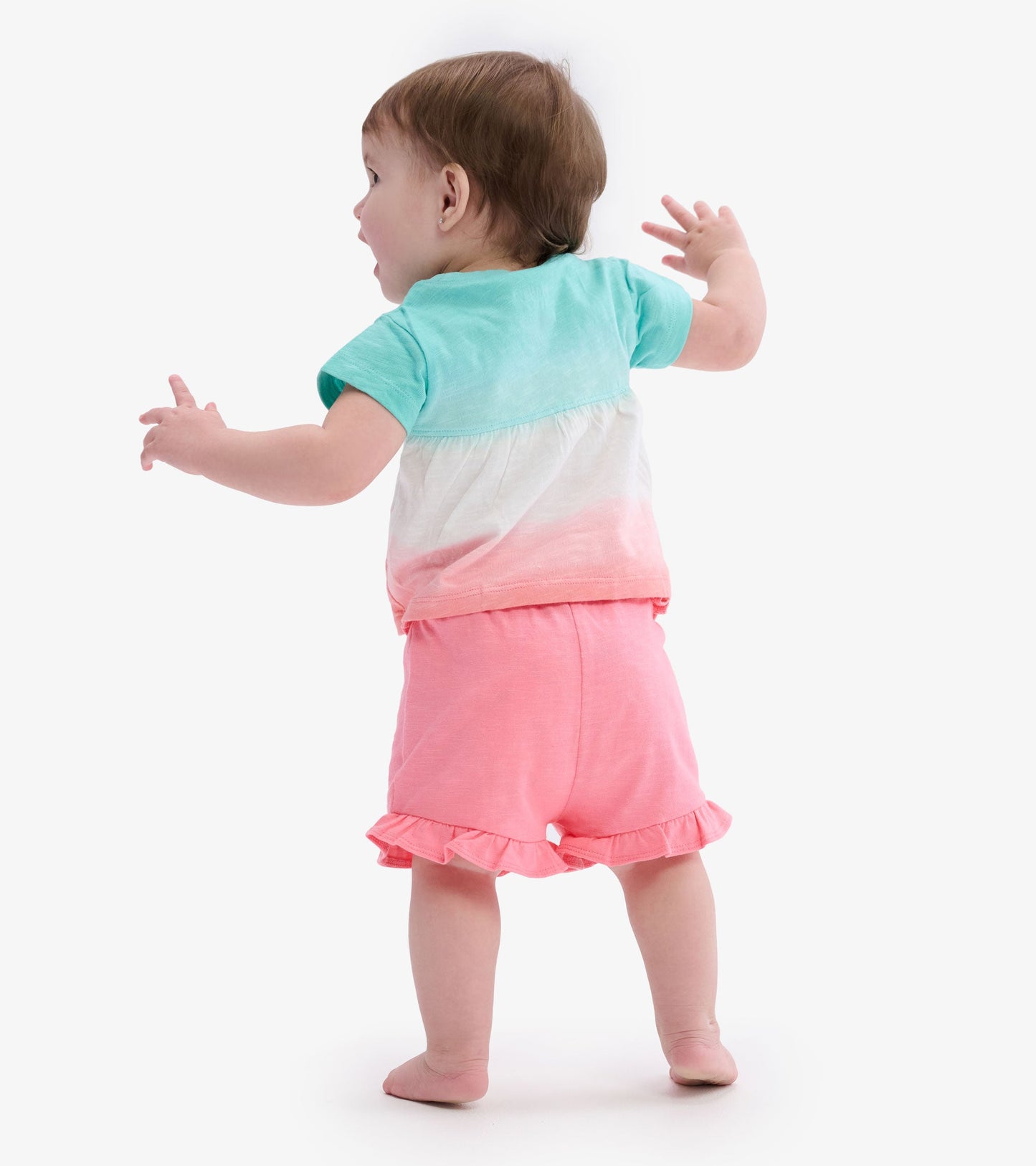 Short à volants pour tout-petit – Rose