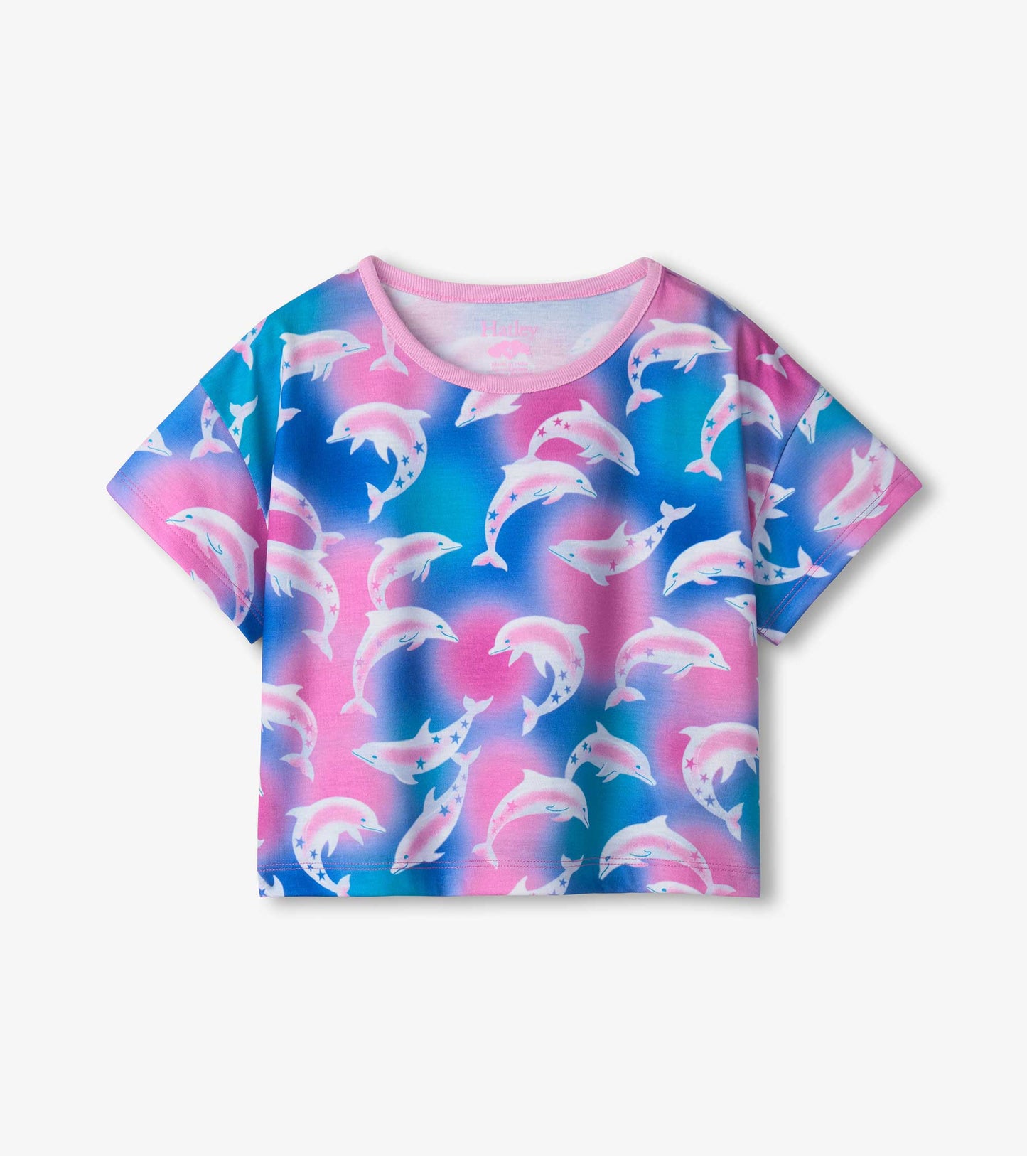 Pyjama court – Dauphins aquarelle