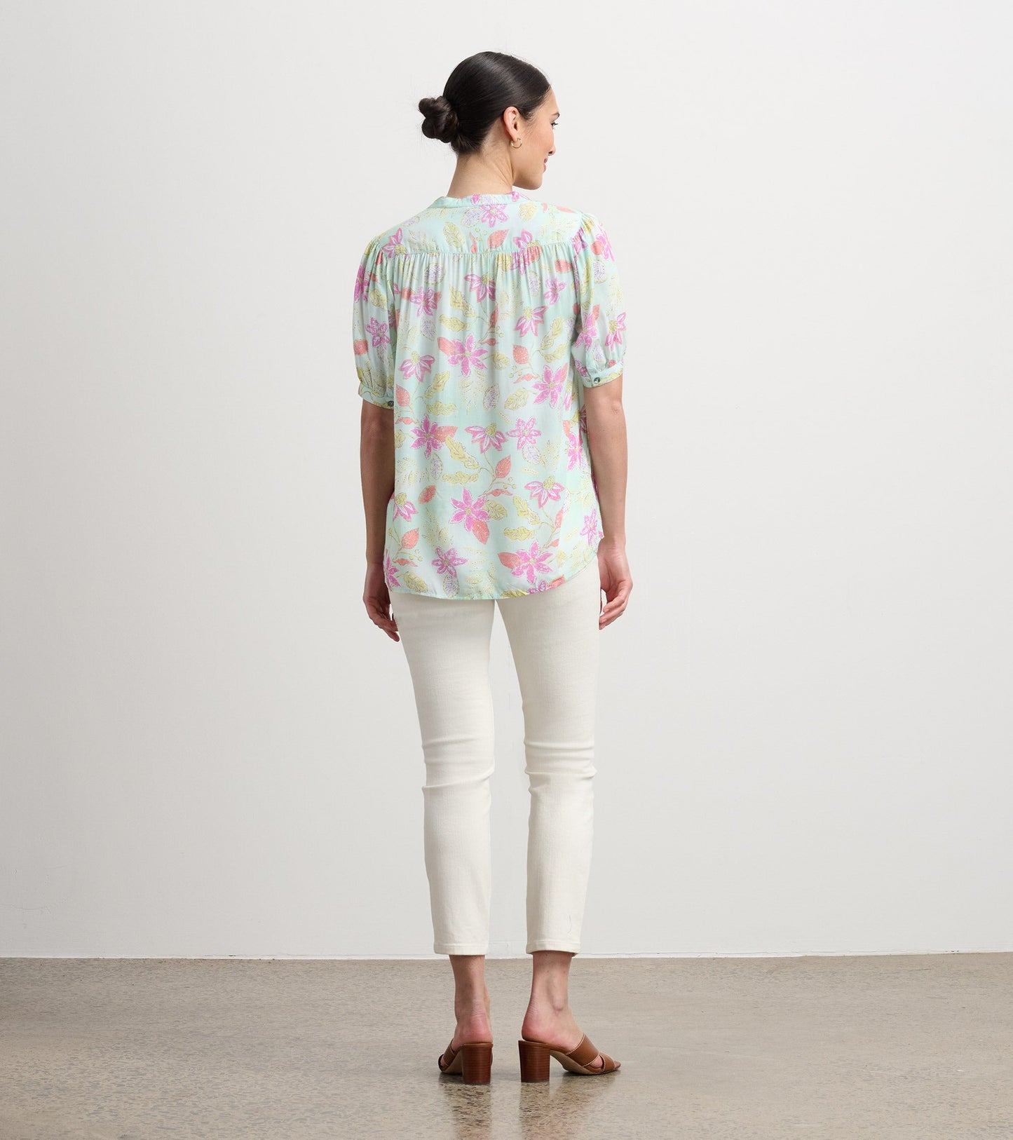 Ivy Blouse - Distressed Floral