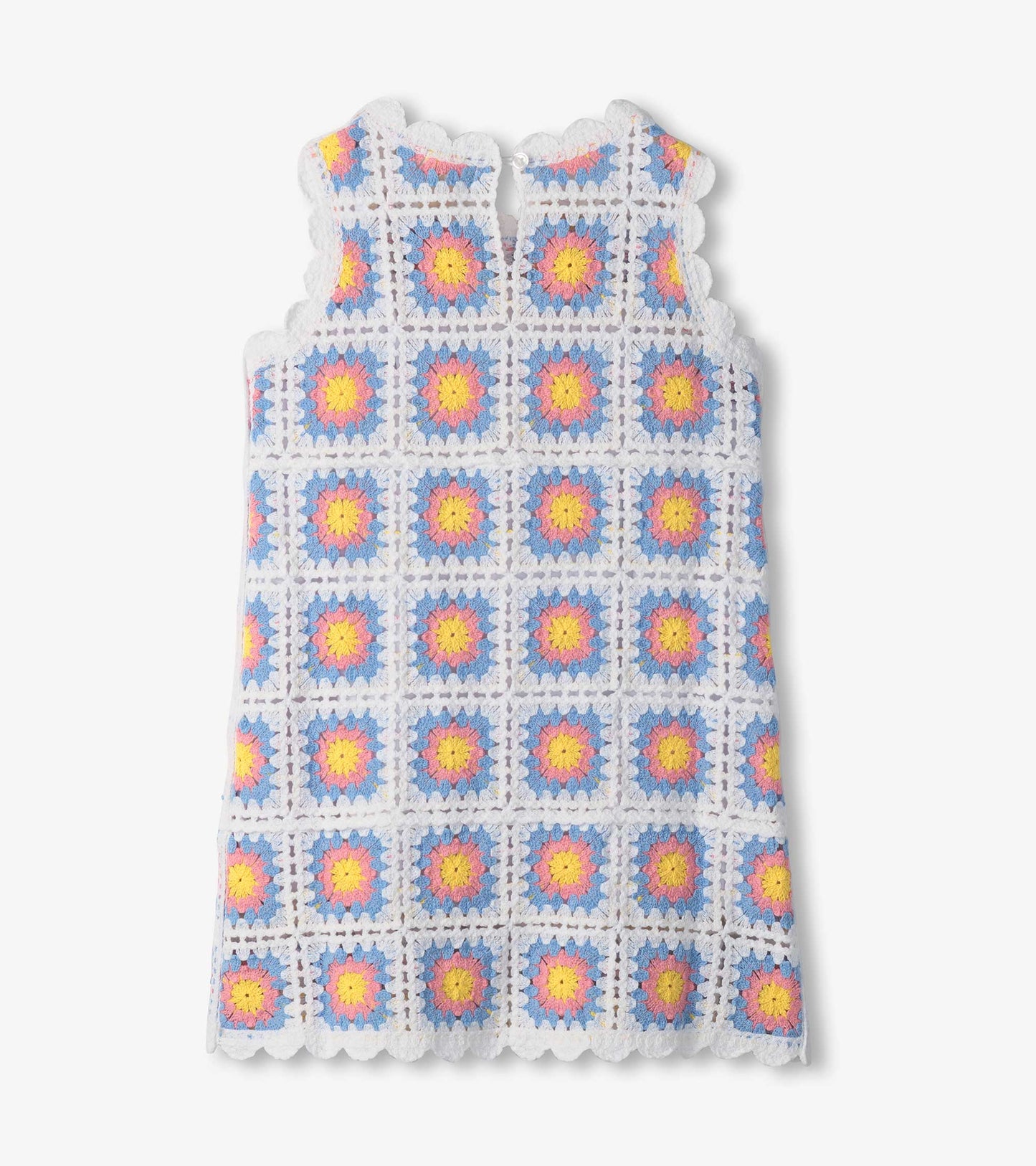 Girls Buttercup Sleeveless Crochet Dress