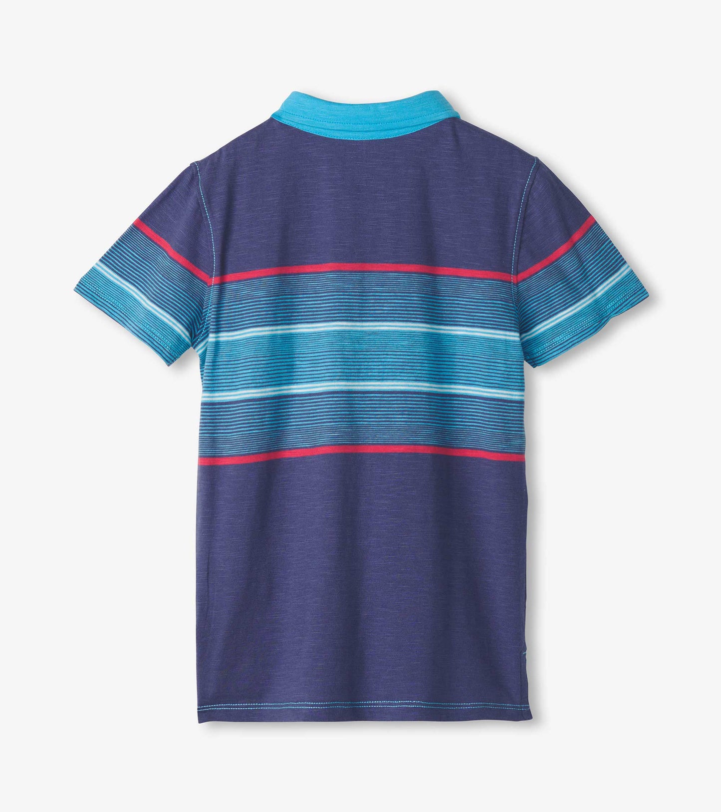 Polo – Rayures bleu scandinave
