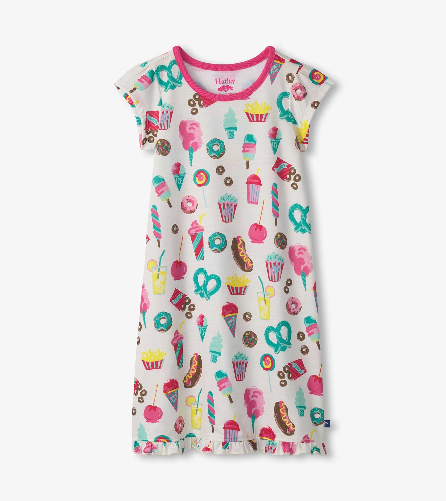 Chemise de nuit à ourlet volanté – Festival des délices