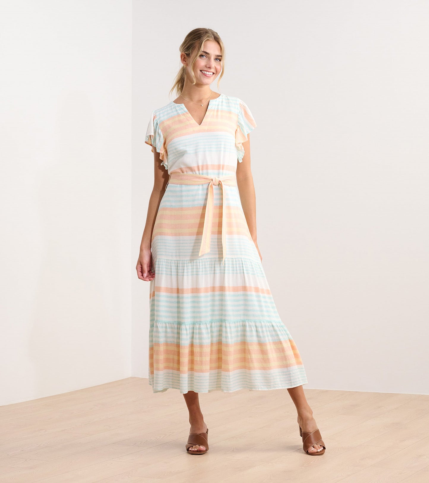 Hailey Dress - Echo Stripes
