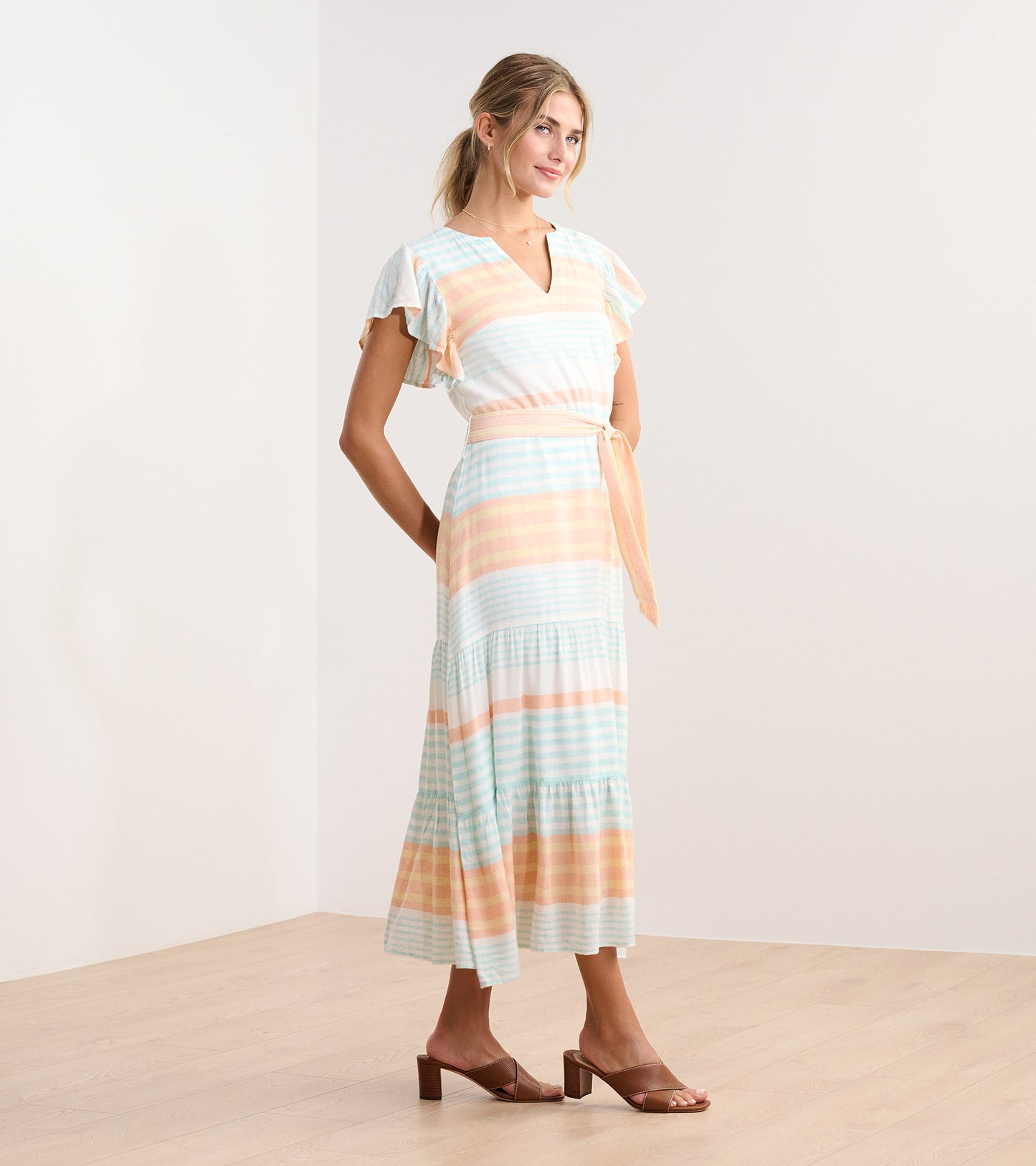 Hailey Dress - Echo Stripes