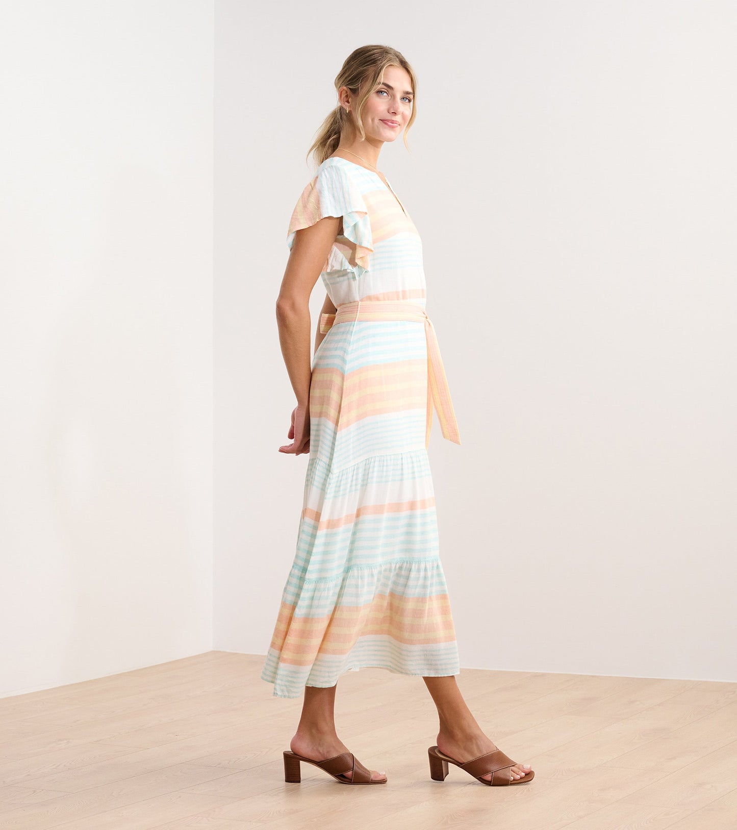 Hailey Dress - Echo Stripes