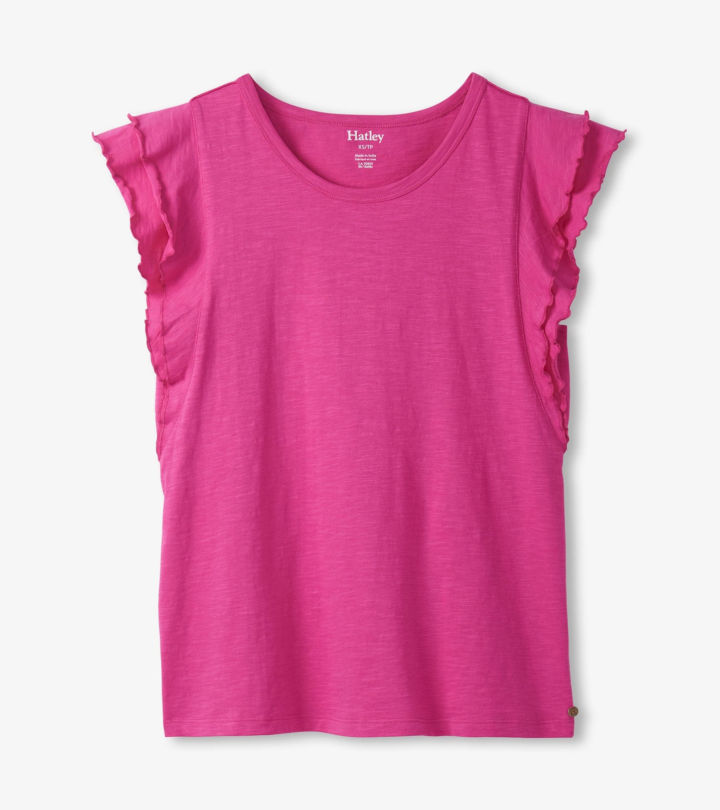 Débardeur à mancherons étagés – Fuchsia