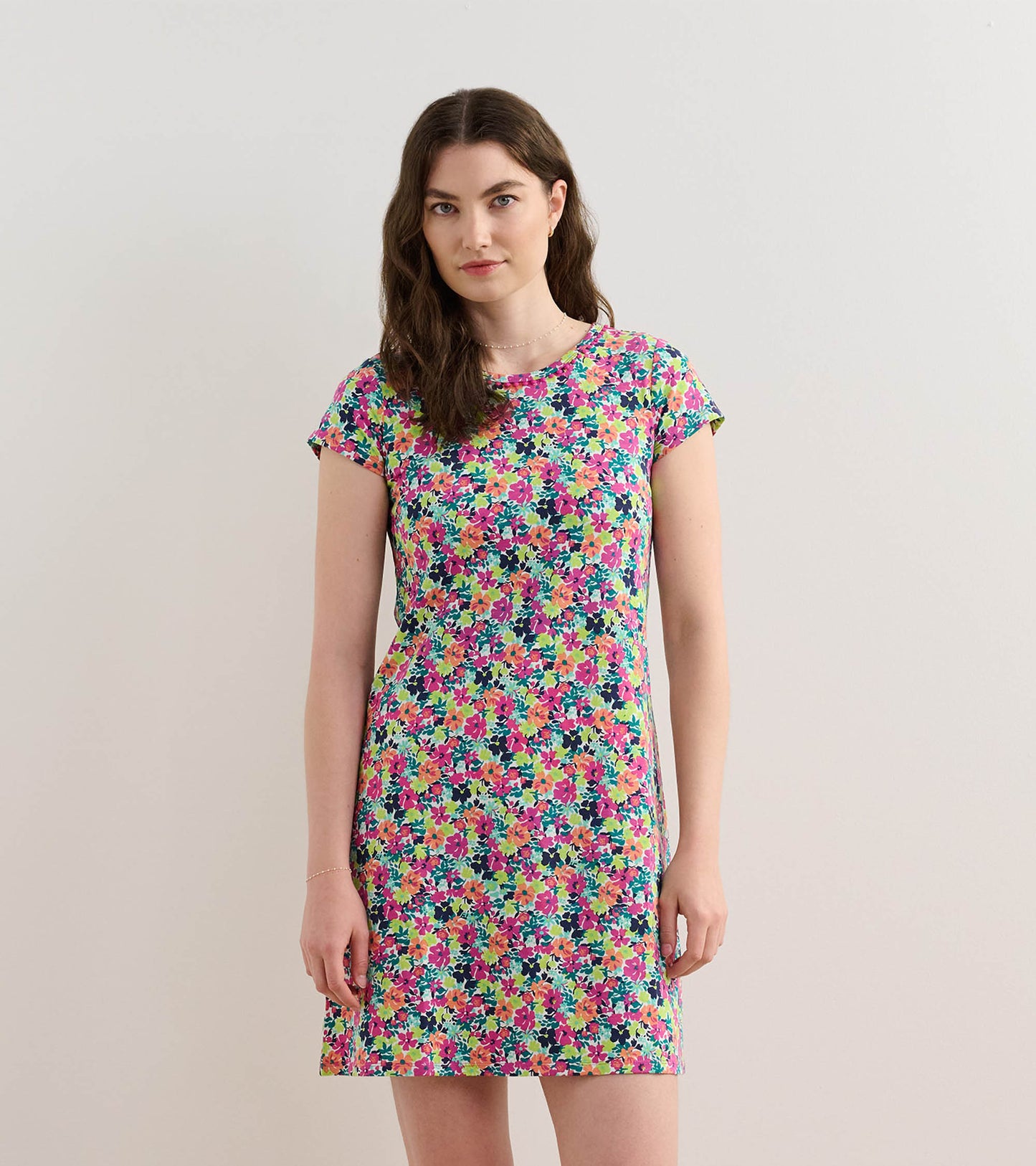 Cici A-Line Dress - Fresh Flowers